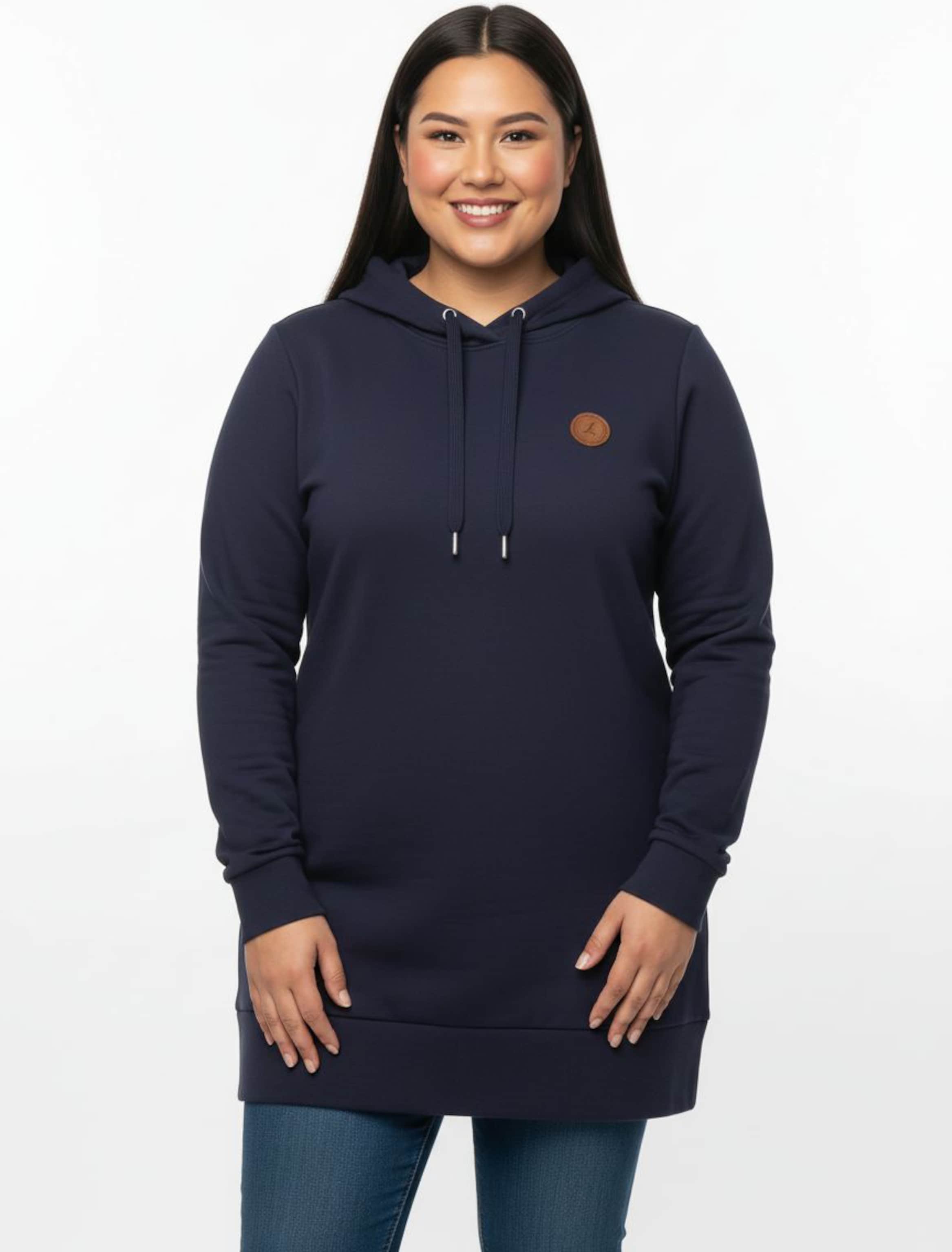 Thumbnail - Sheego Longsweatshirt mit Kapuze