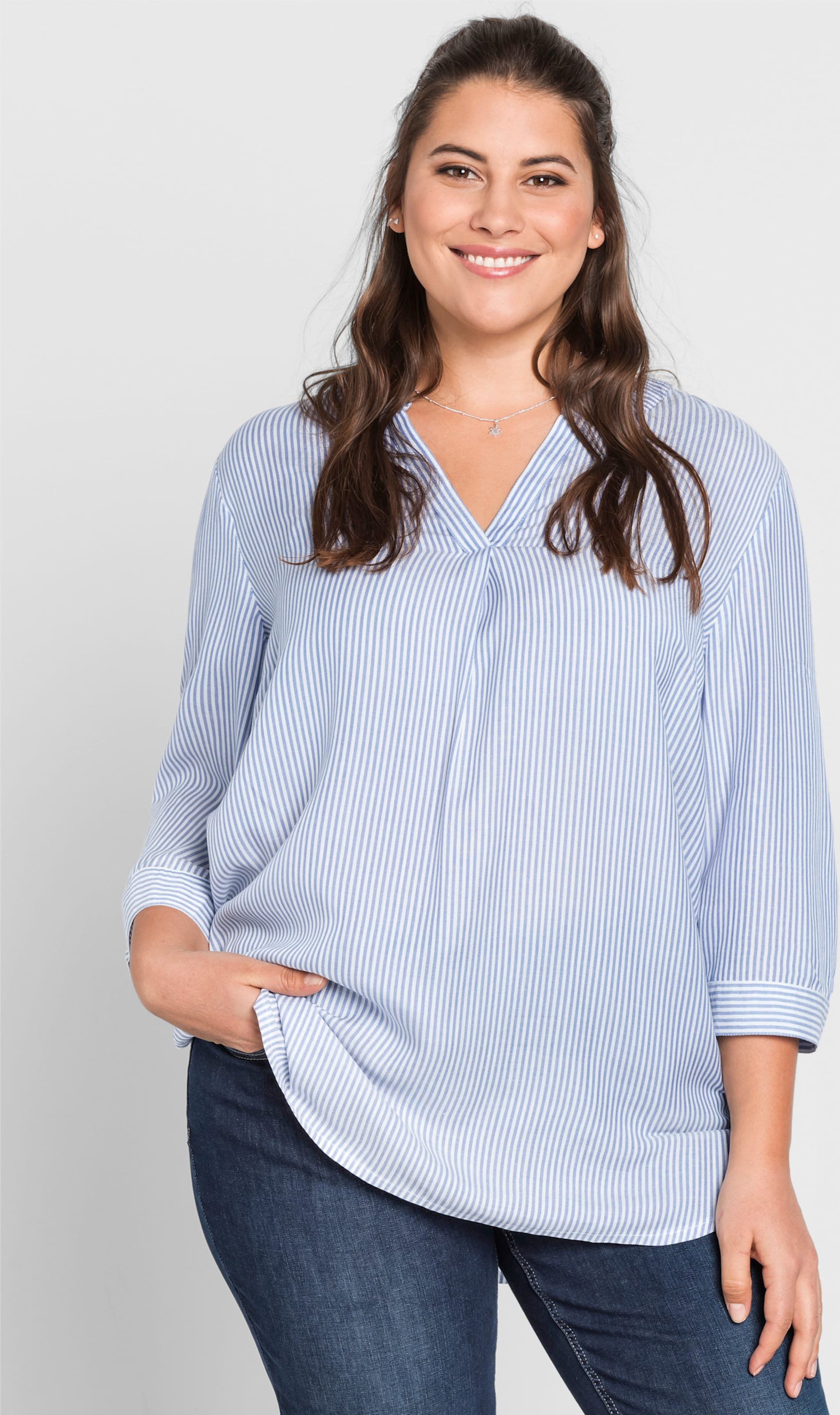 Sheego Tunika mit dekorativer Falte