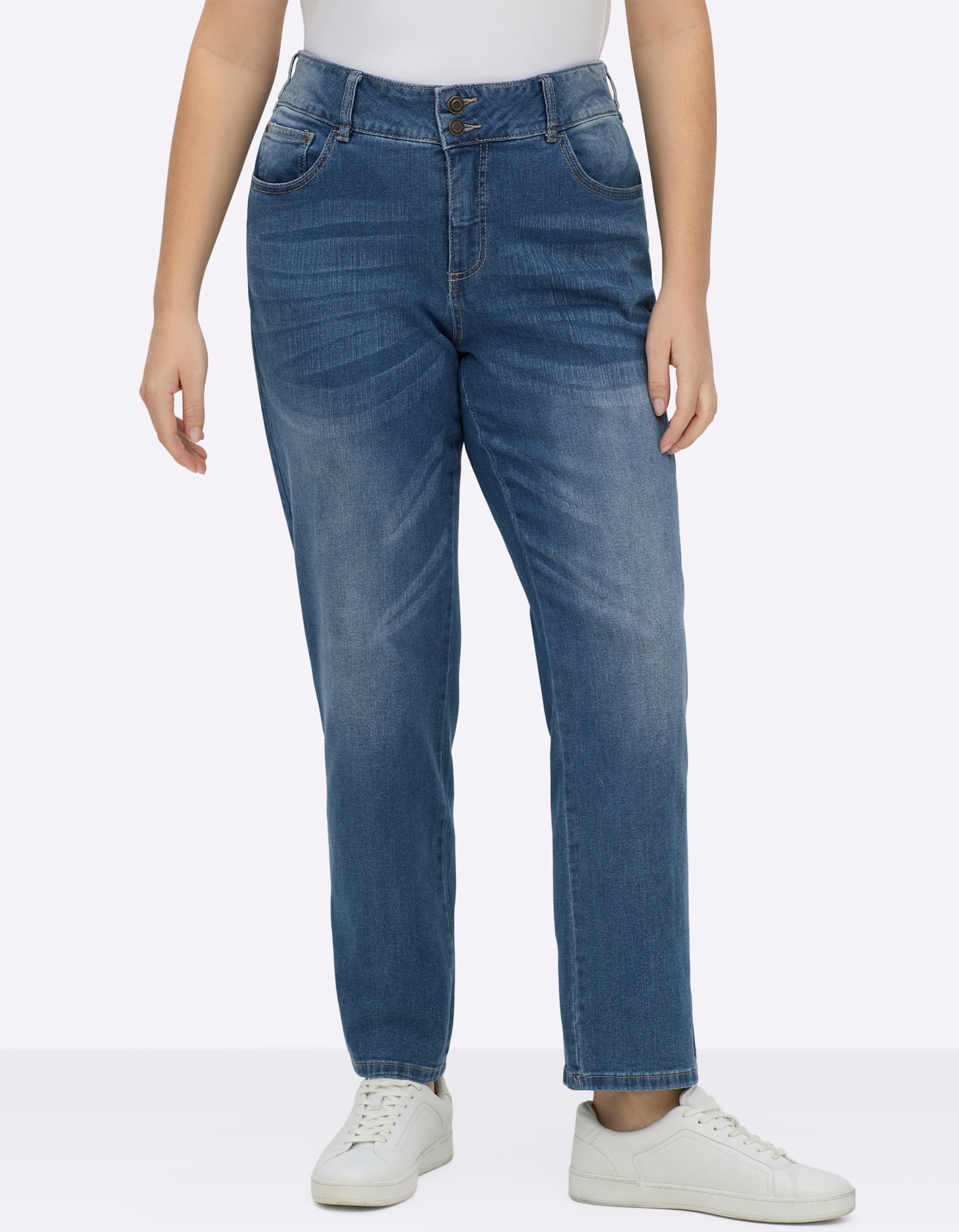 Thumbnail - Sheego Jeans mit Nieten an den Taschen