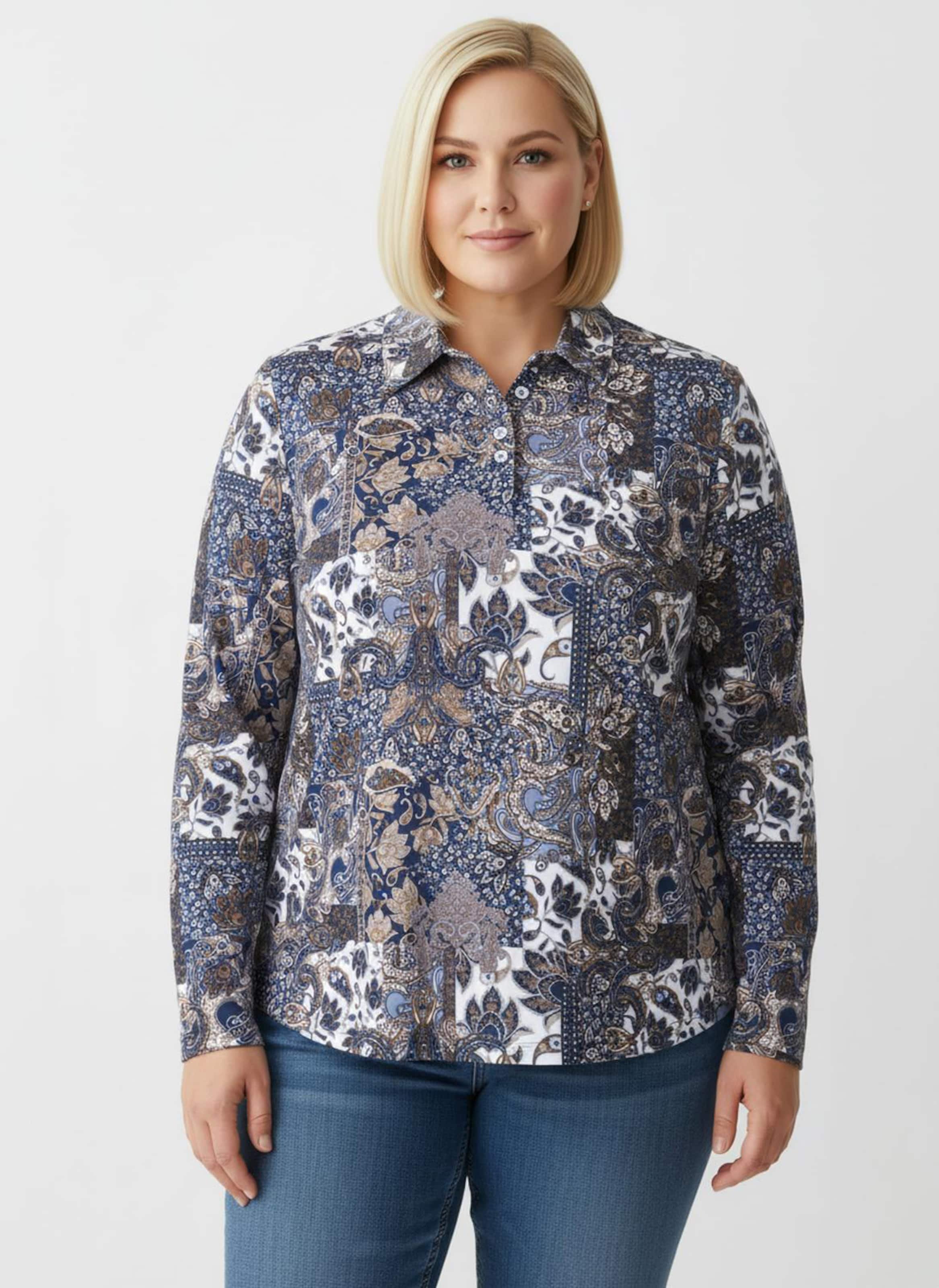 Thumbnail - Sheego Print-Shirt mit Paisley-Dessin
