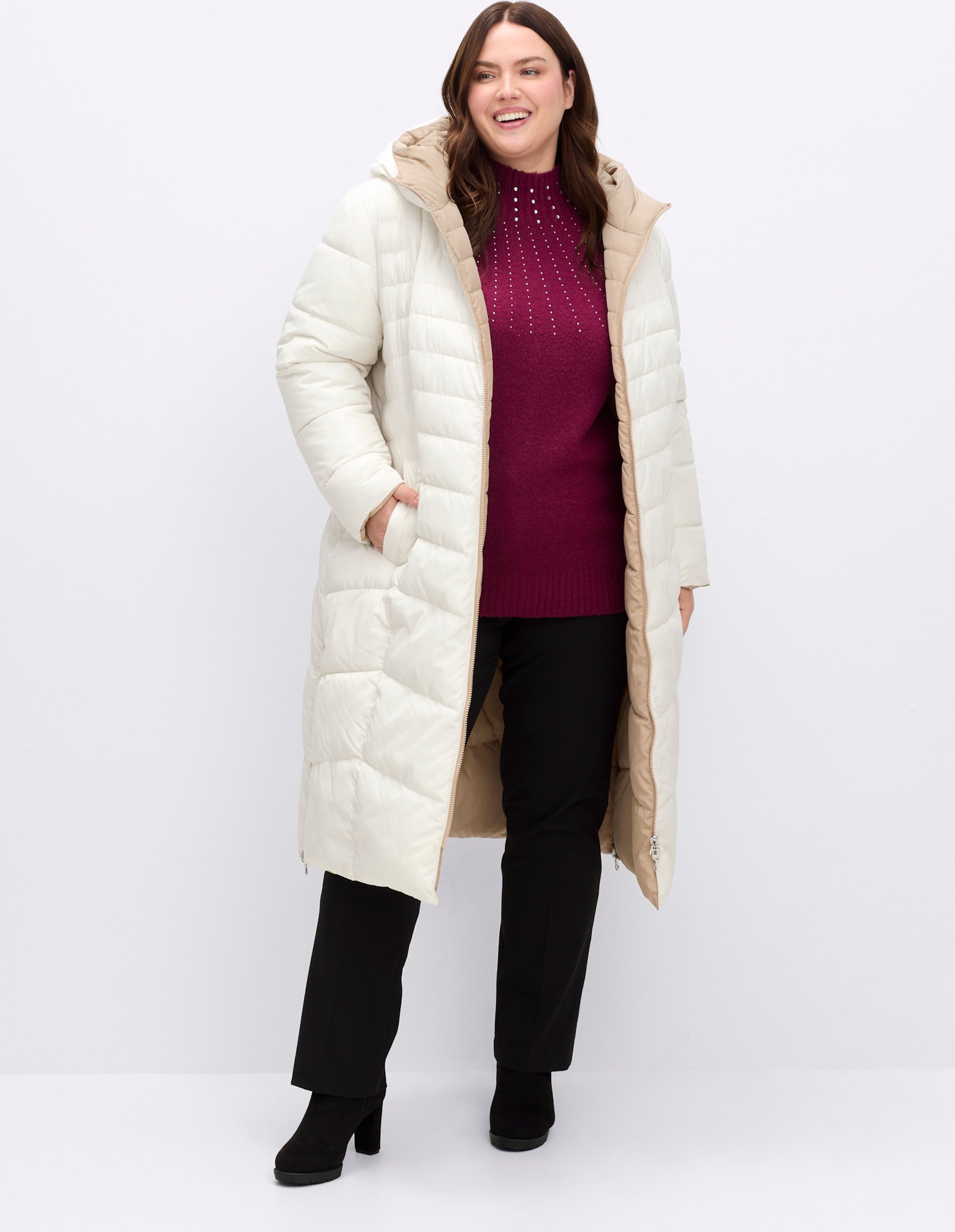 Sheego Steppmantel mit Wende-Funktion