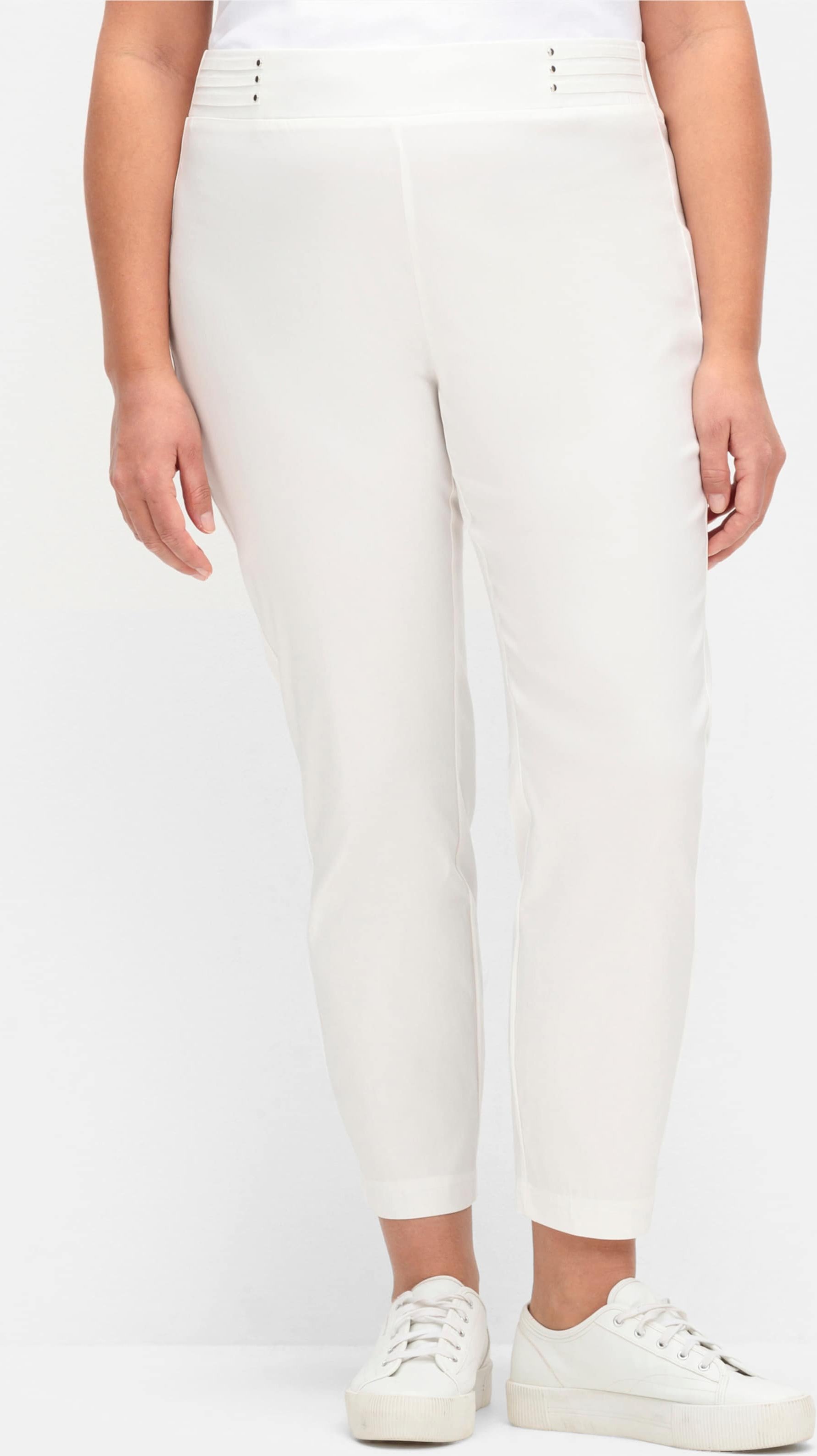 Sheego Schlupfhose mit Bügelfalten