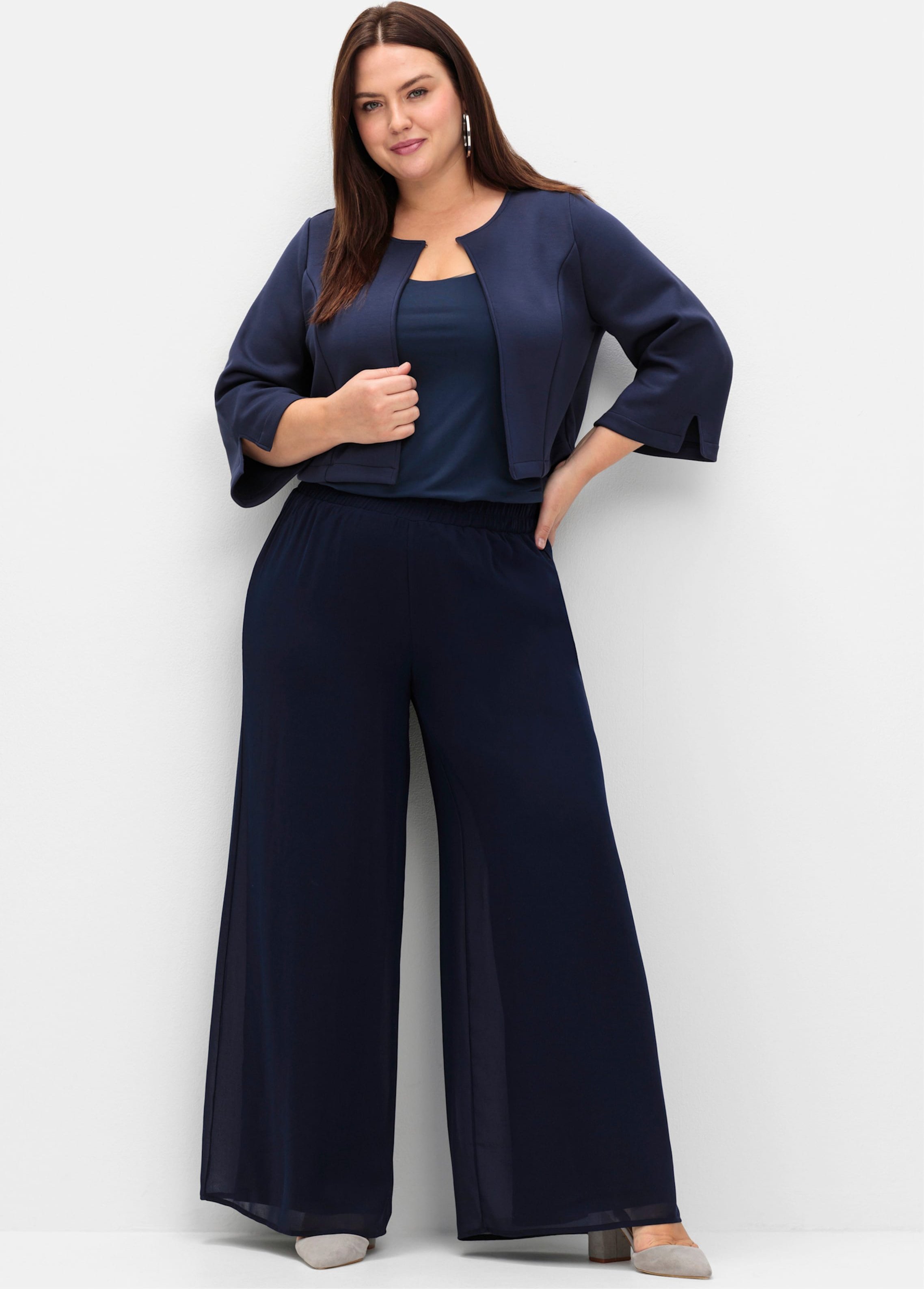 Sheego Bolerojacke mit 3/4-Ärmeln