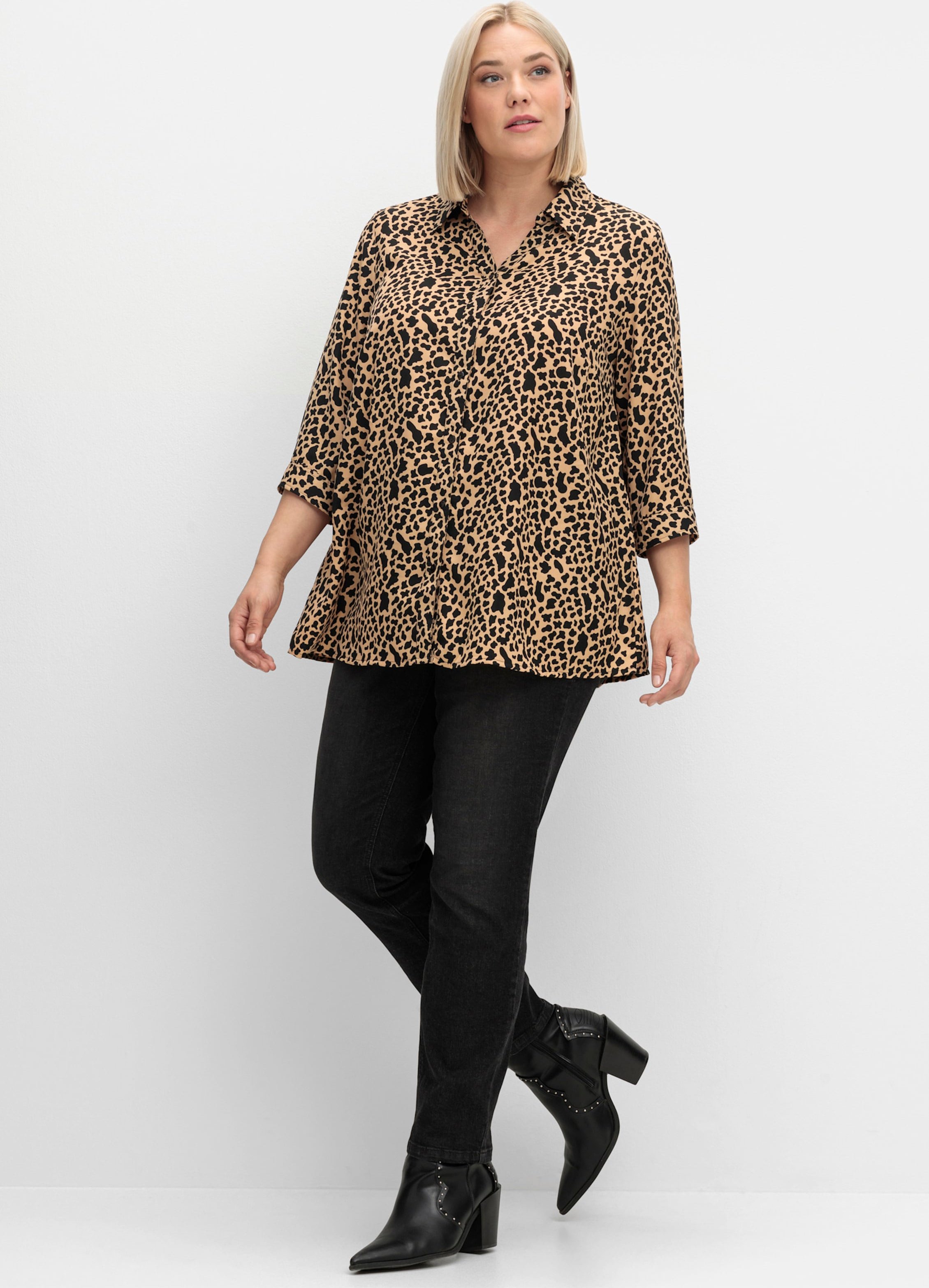 Sheego Longbluse in A-Linie