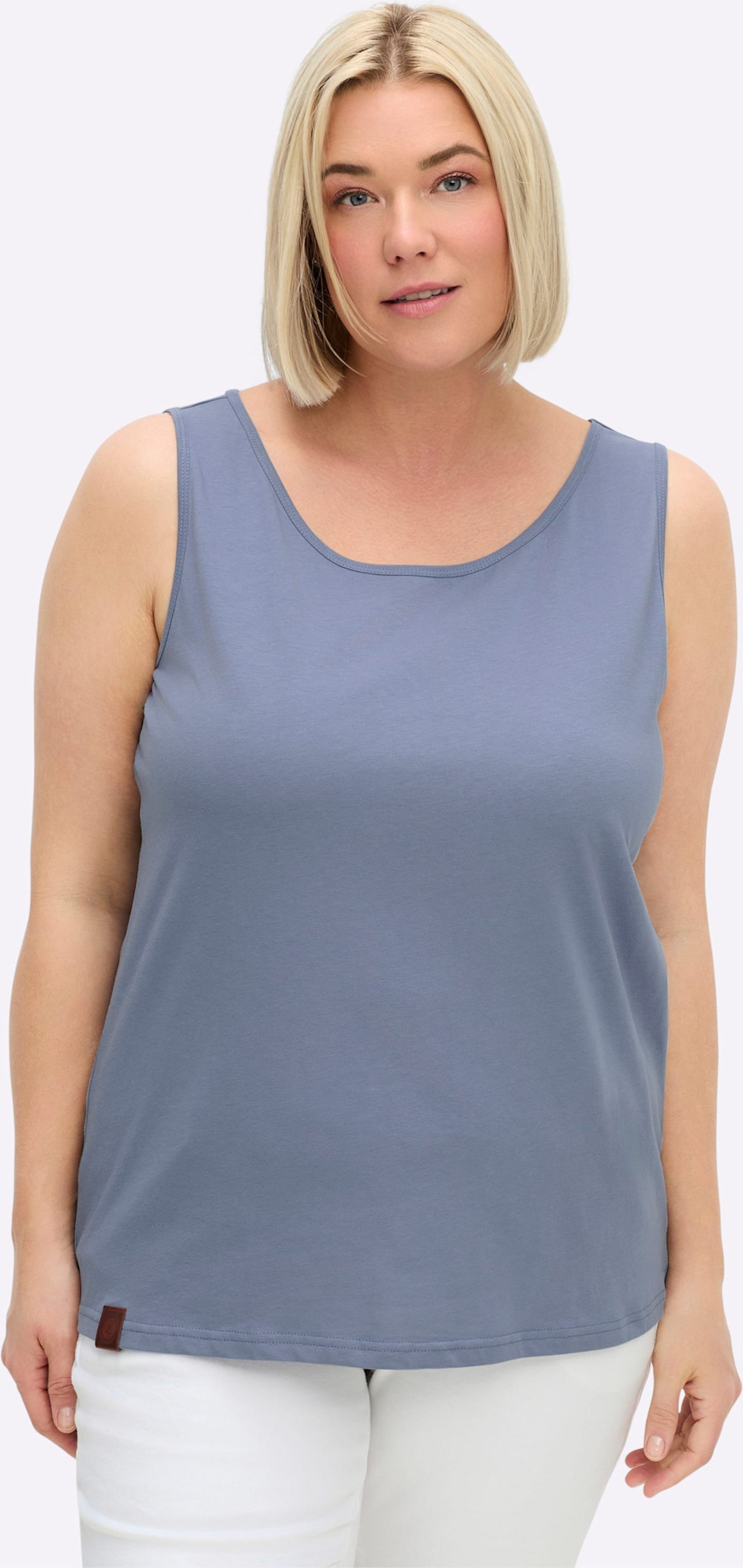 Sheego Shirttop aus reiner Baumwolle