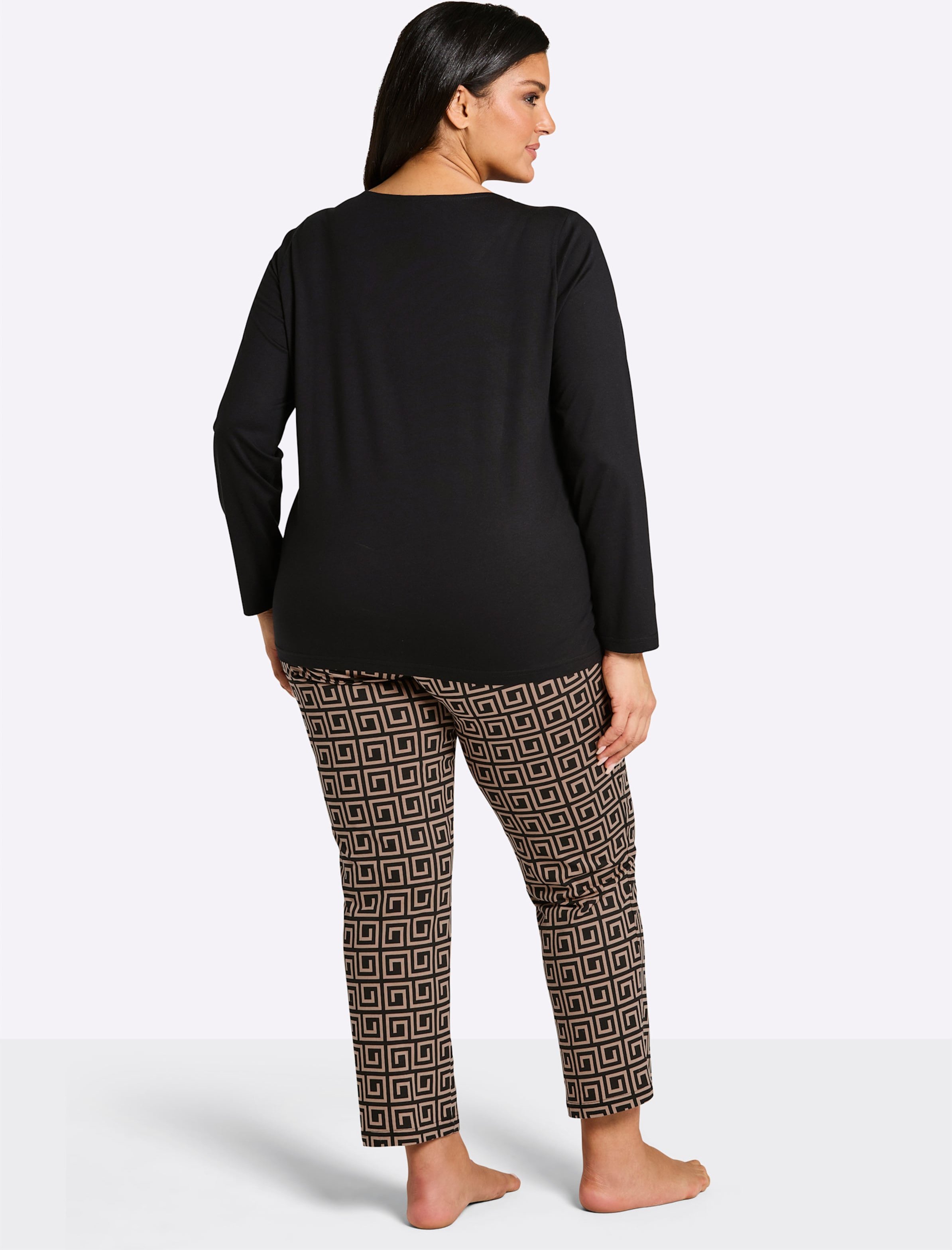 Thumbnail - Sheego Schlafanzug im Grafik-Dessin