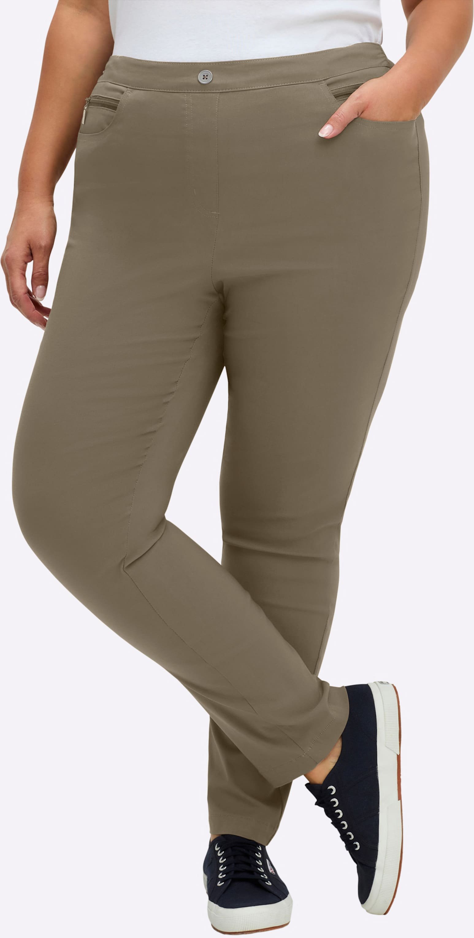 Thumbnail - Sheego Bengalinhose mit Zierreißverschlüssen