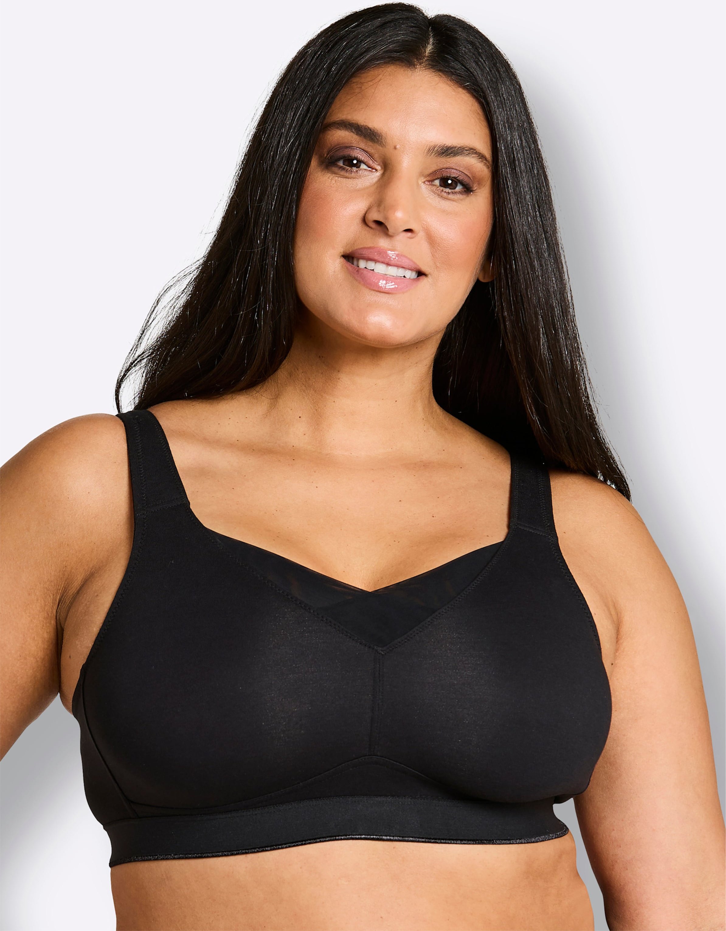 Thumbnail - Sheego Komfort-BH ohne Bügel mit Komfortträgern