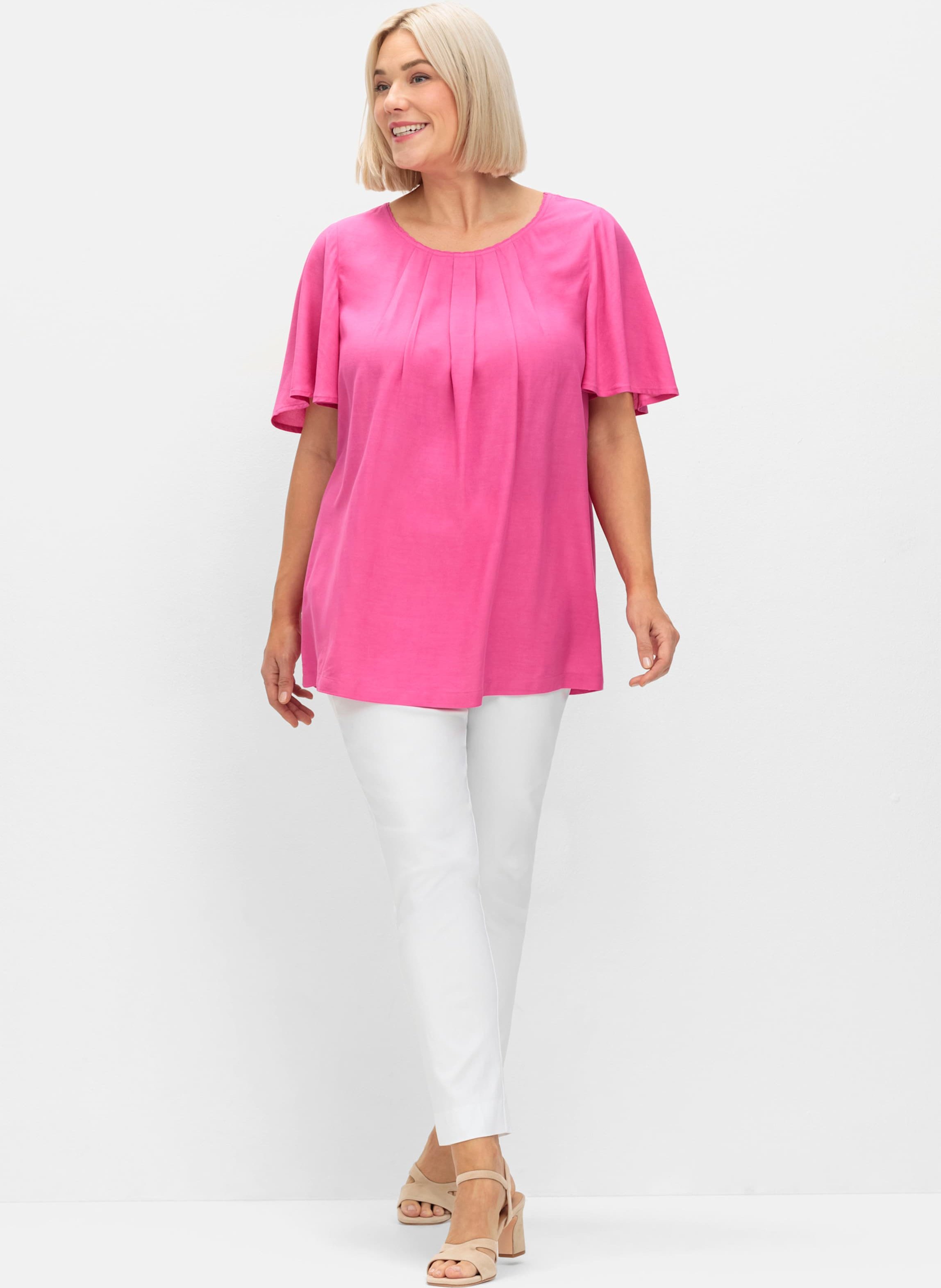 Sheego Tunika mit gelegten Falten