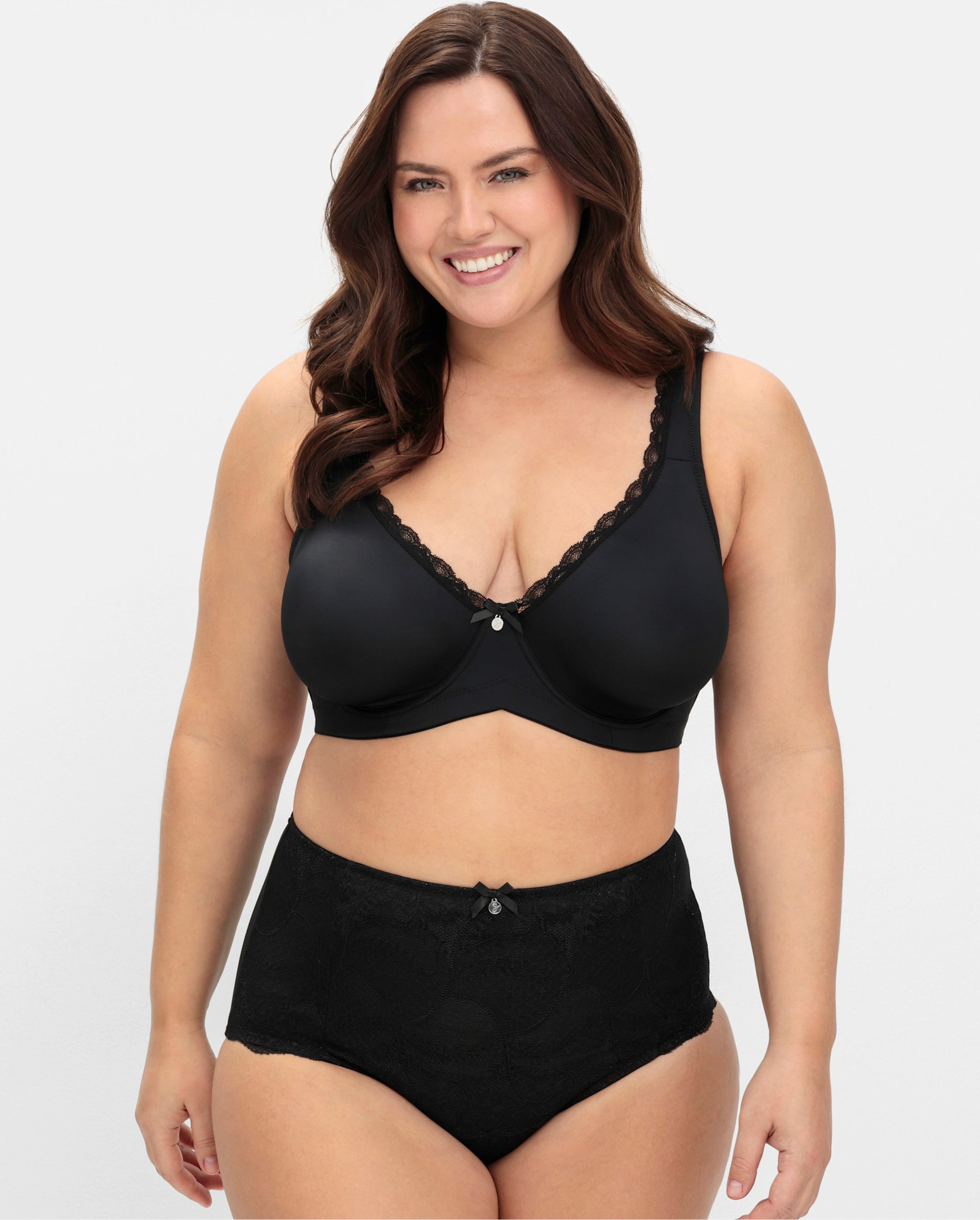 Sheego Bügel-BH mit Spitzenbordüre