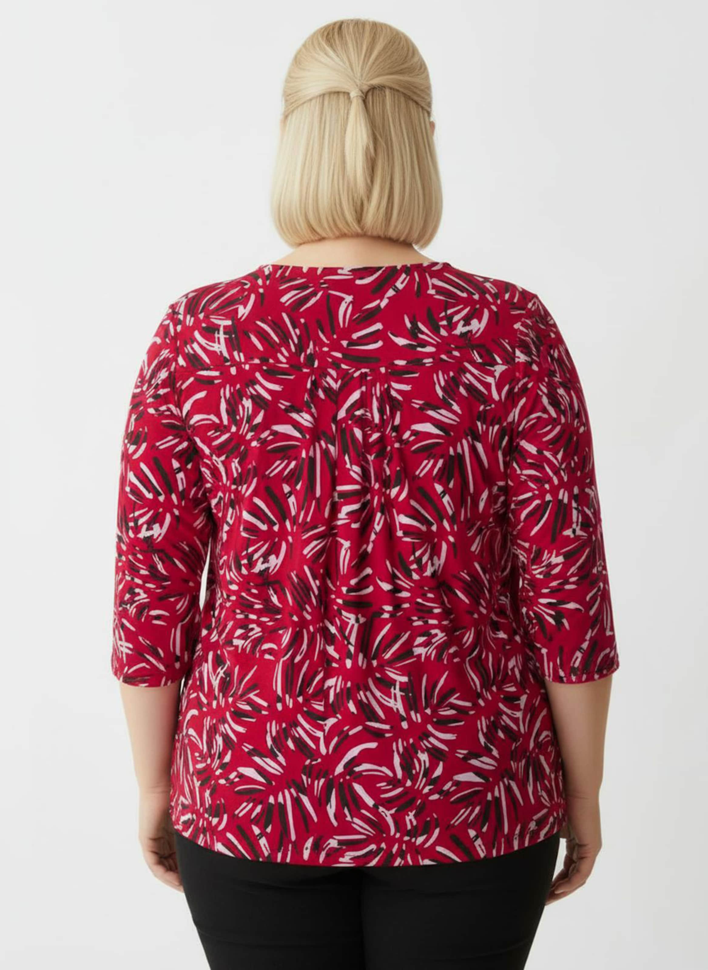 Sheego Druckbluse in Schlupfform