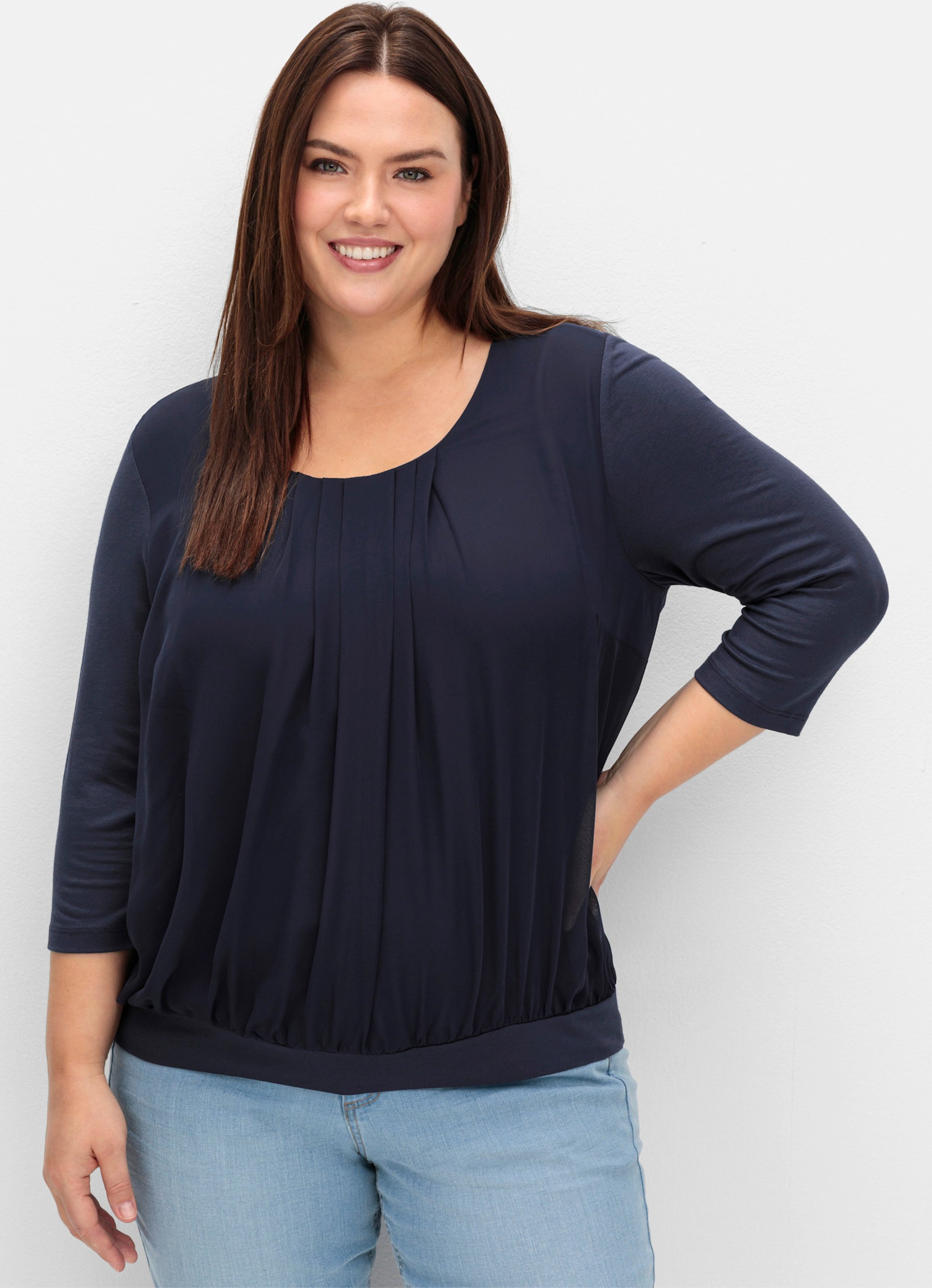 Sheego Blusenshirt aus Chiffon