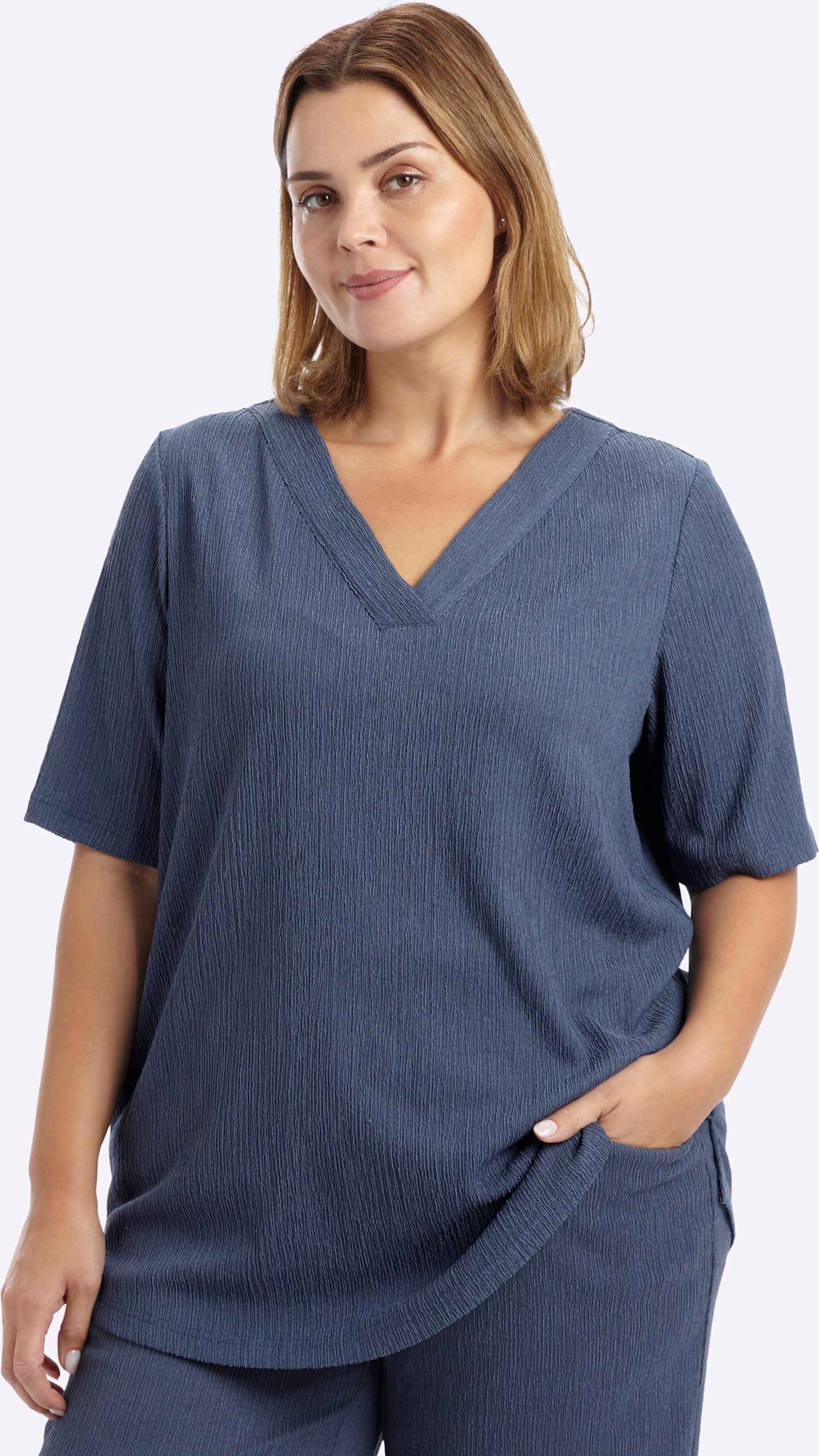 Thumbnail - Sheego Blusenshirt mit Halbarmen