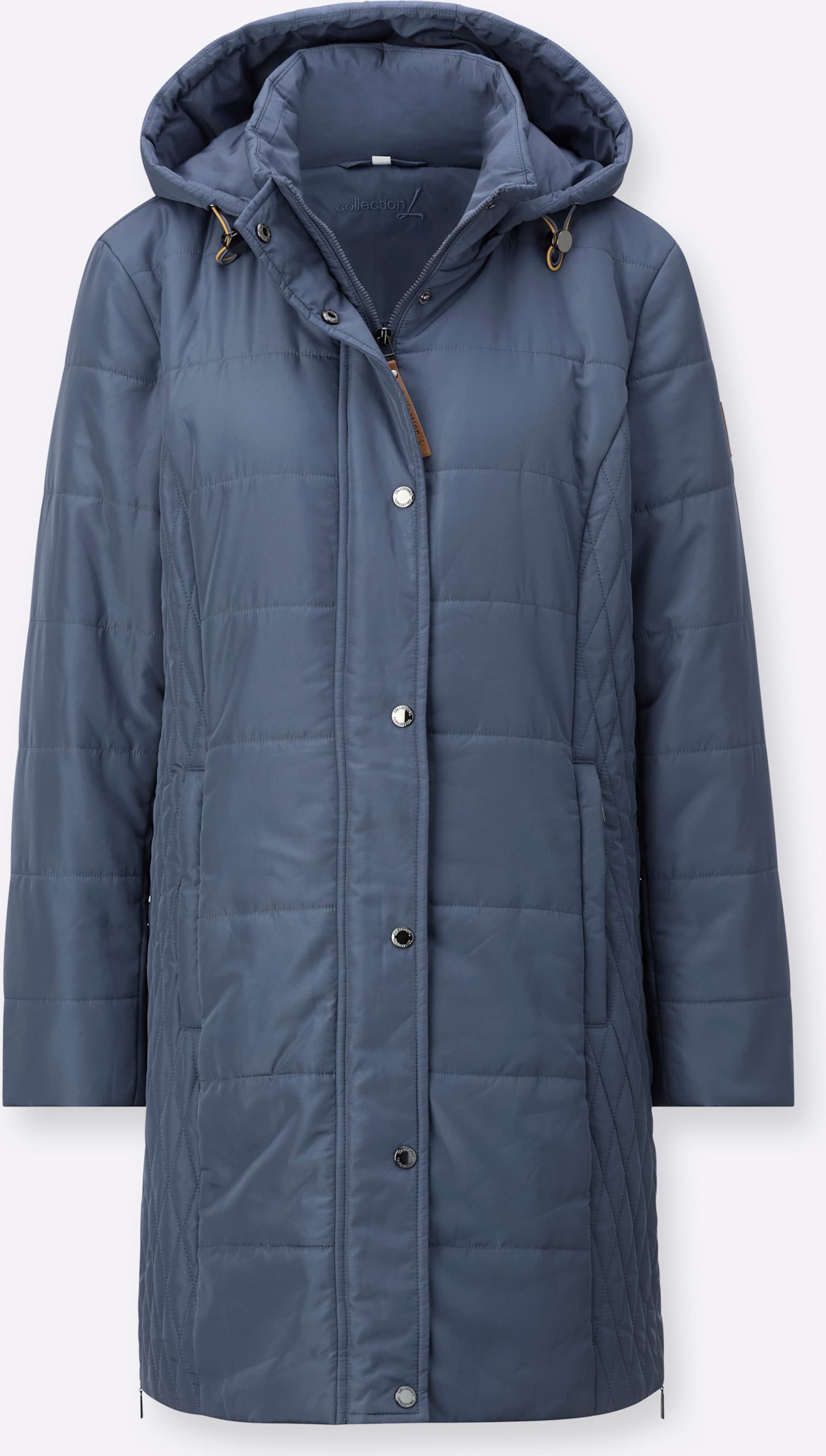 Sheego Longjacke mit abzippbarer Kapuze