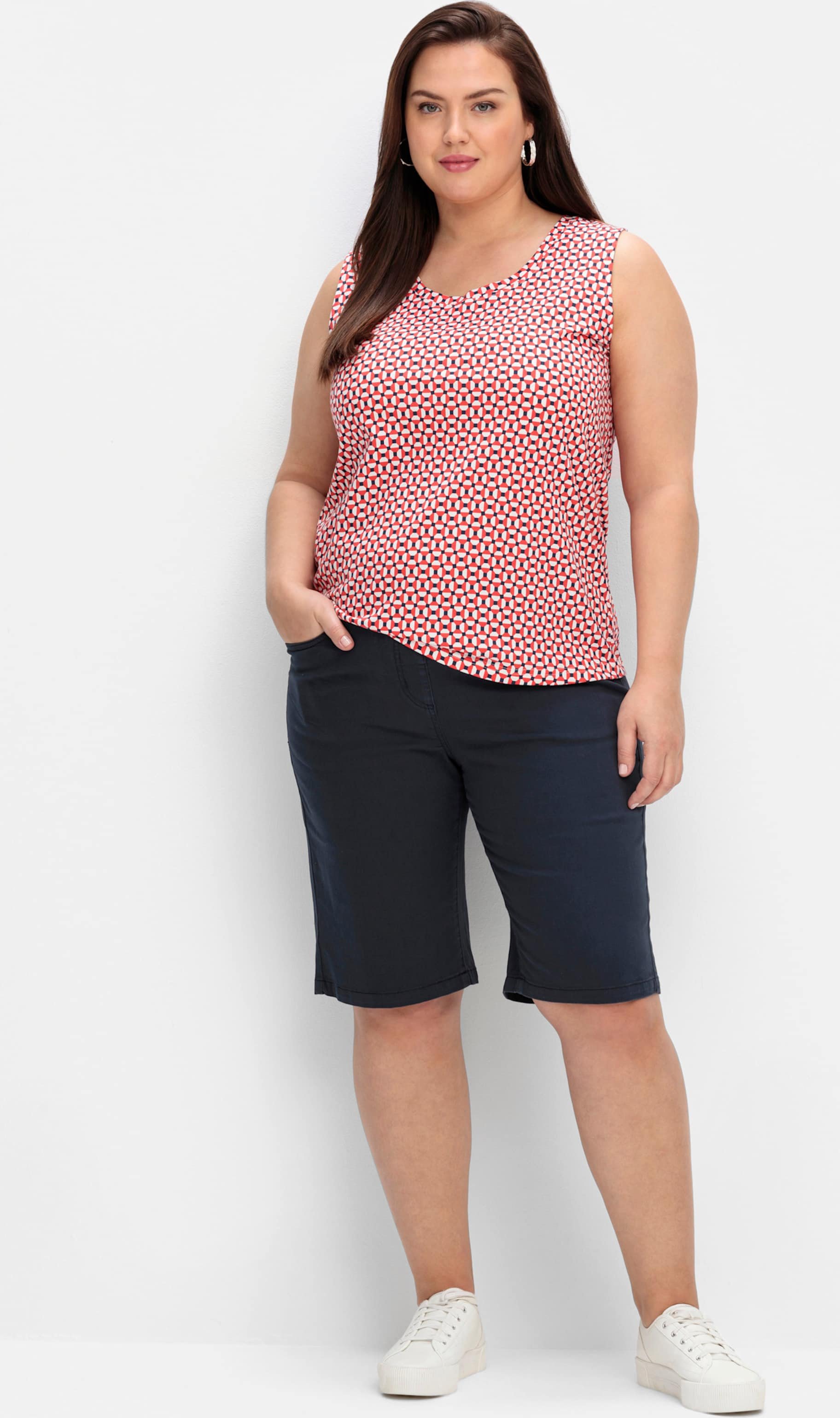 Sheego Bermudas aus Twill