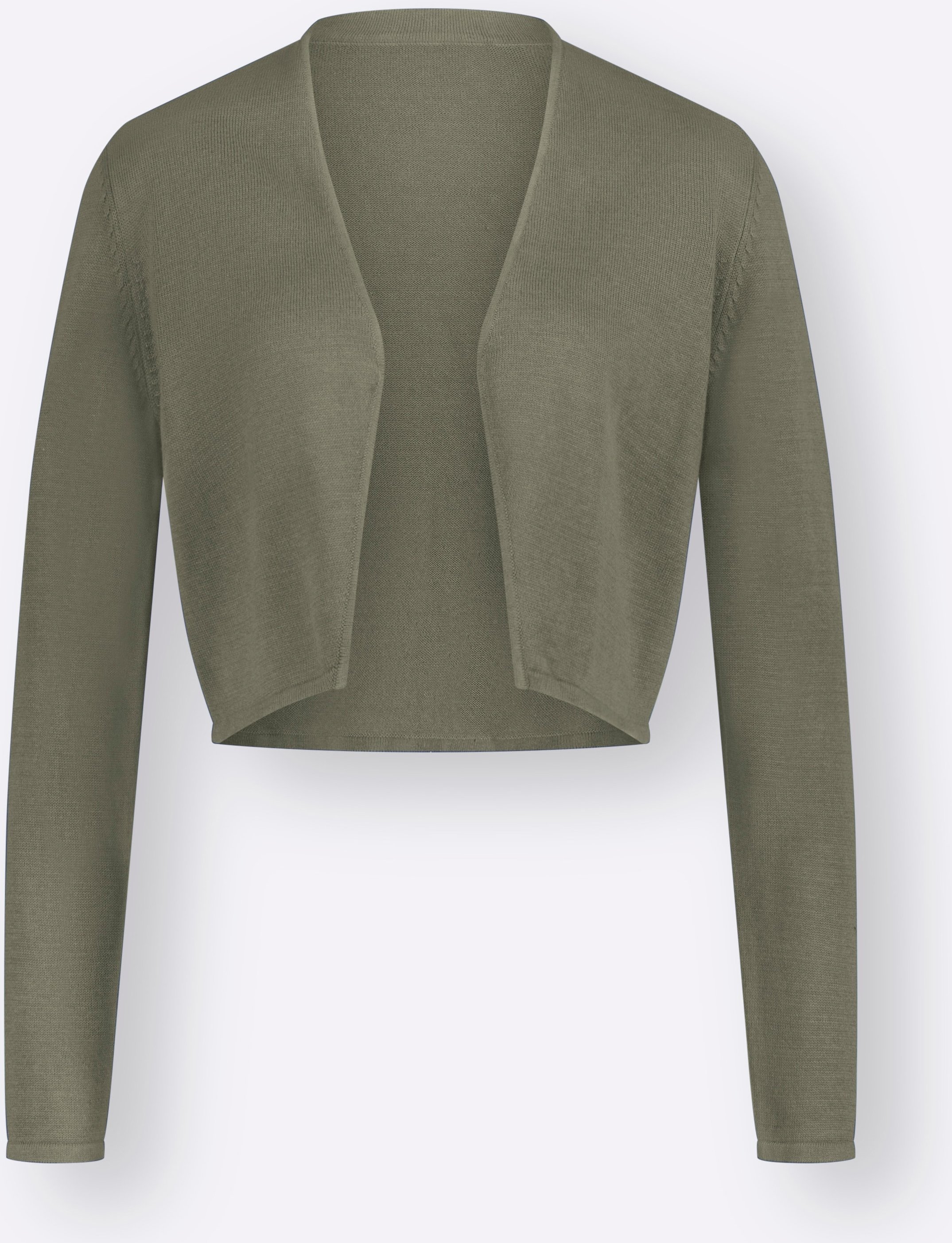 Sheego Bolero Feinstrick-Qualität, verschlusslos