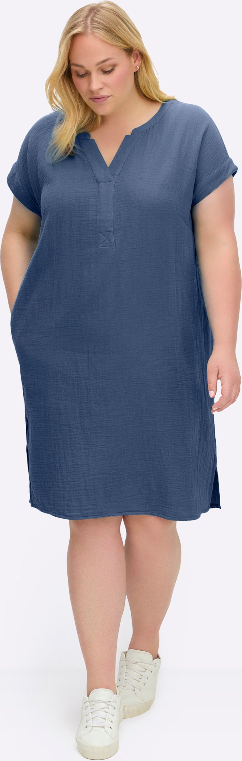 Sheego Sommerkleid in Musselin-Qualität