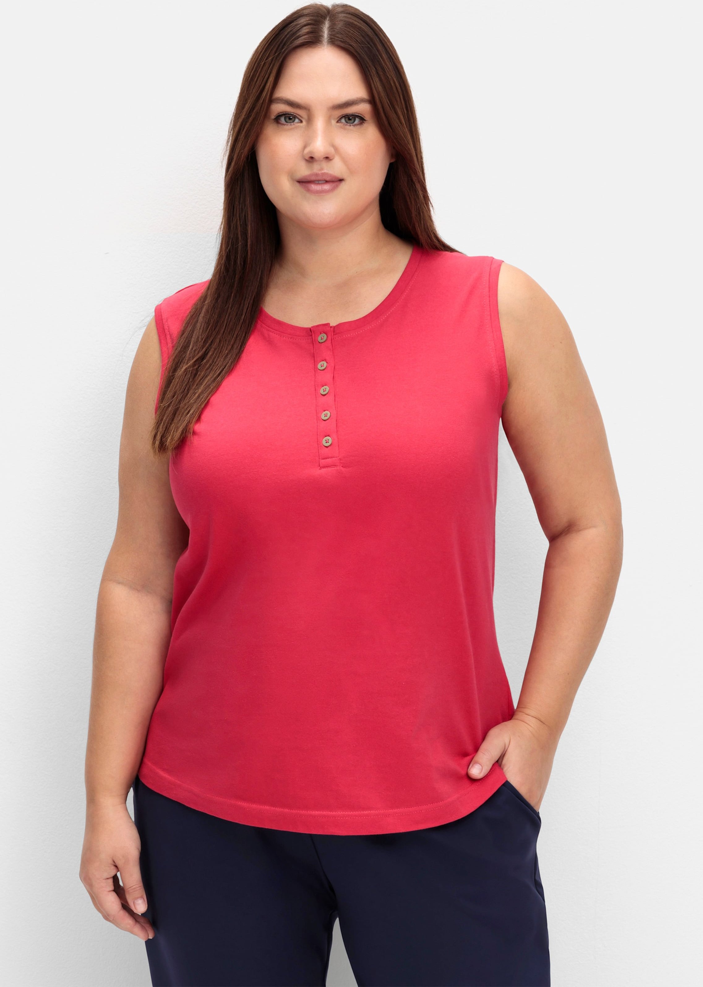Sheego Trägertop aus reiner Baumwolle