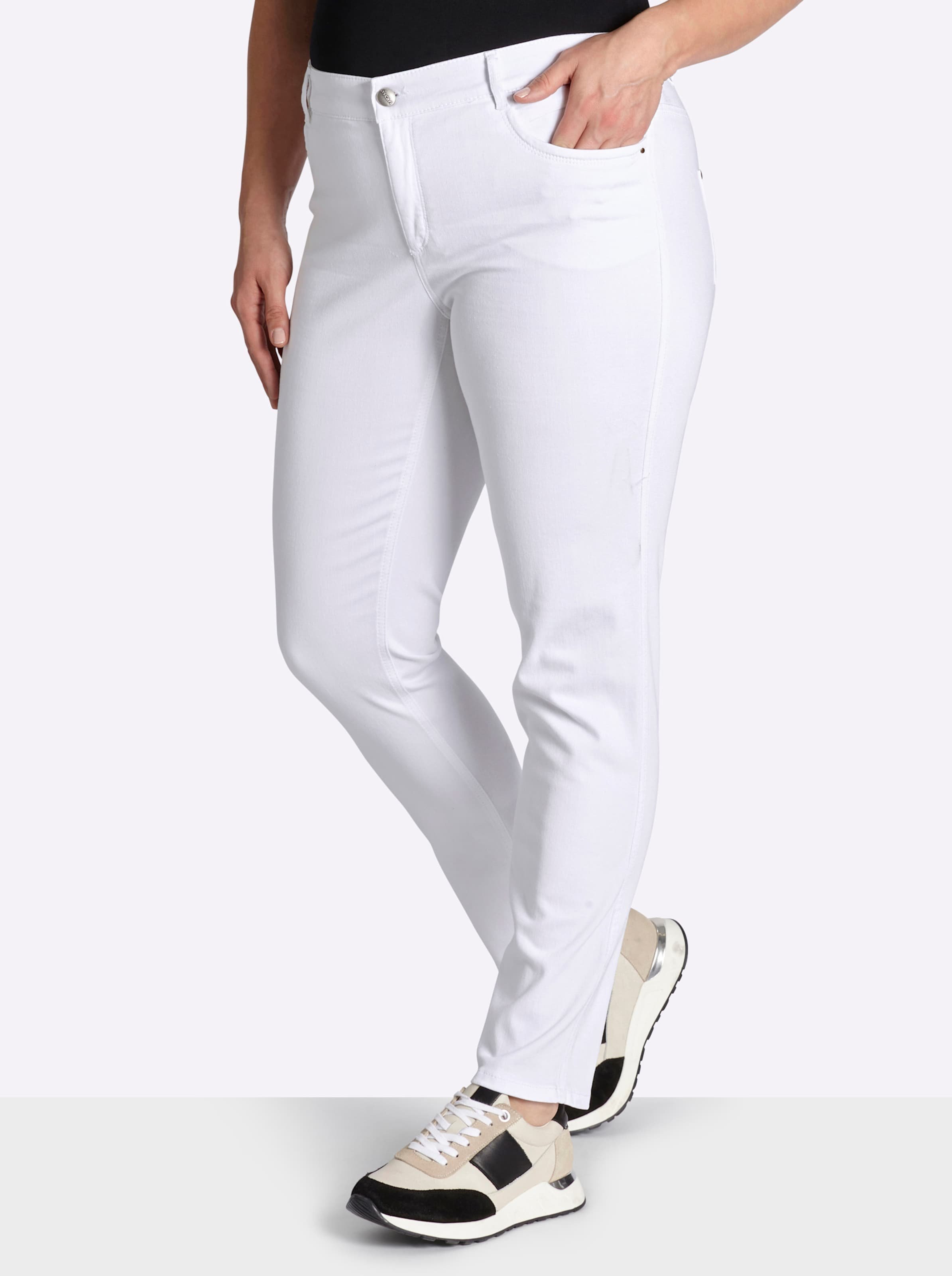 Thumbnail - Sheego Stretch-Jeans in Röhren-Form