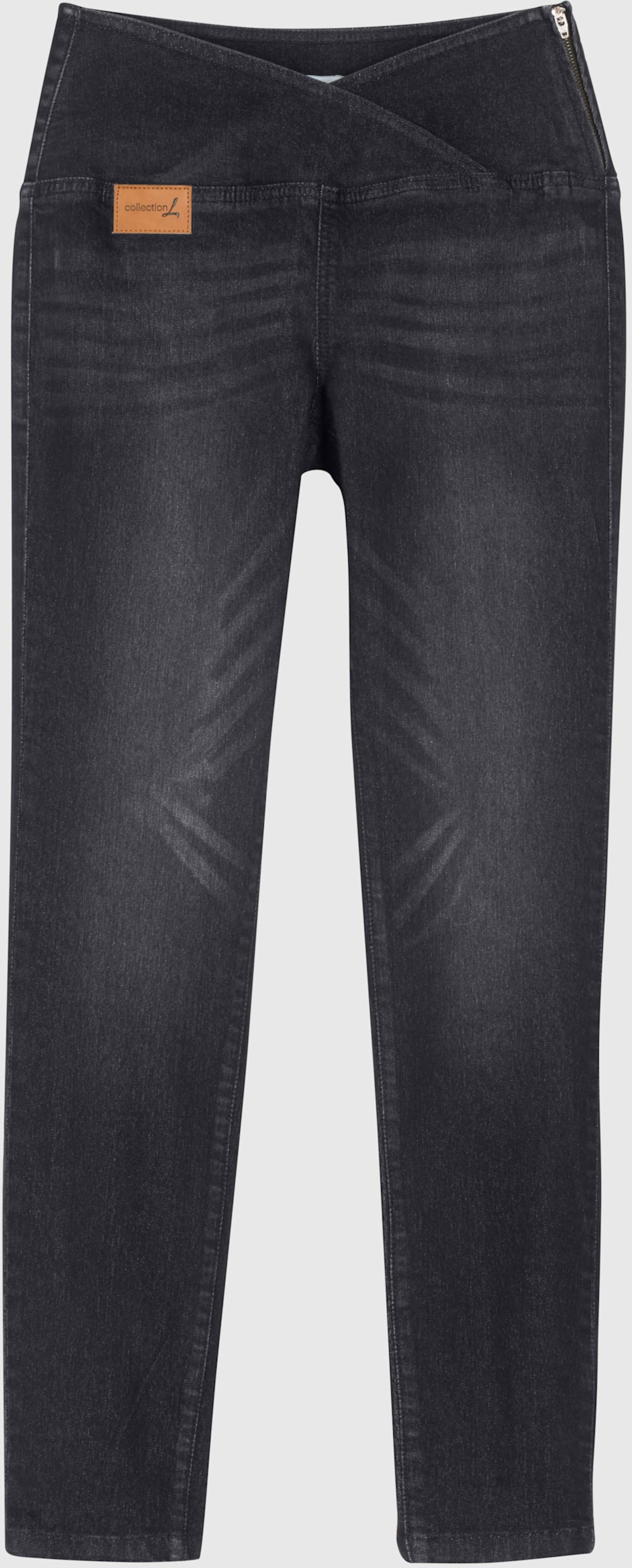 Thumbnail - Sheego Stretch-Jeans mit überlappendem Bund