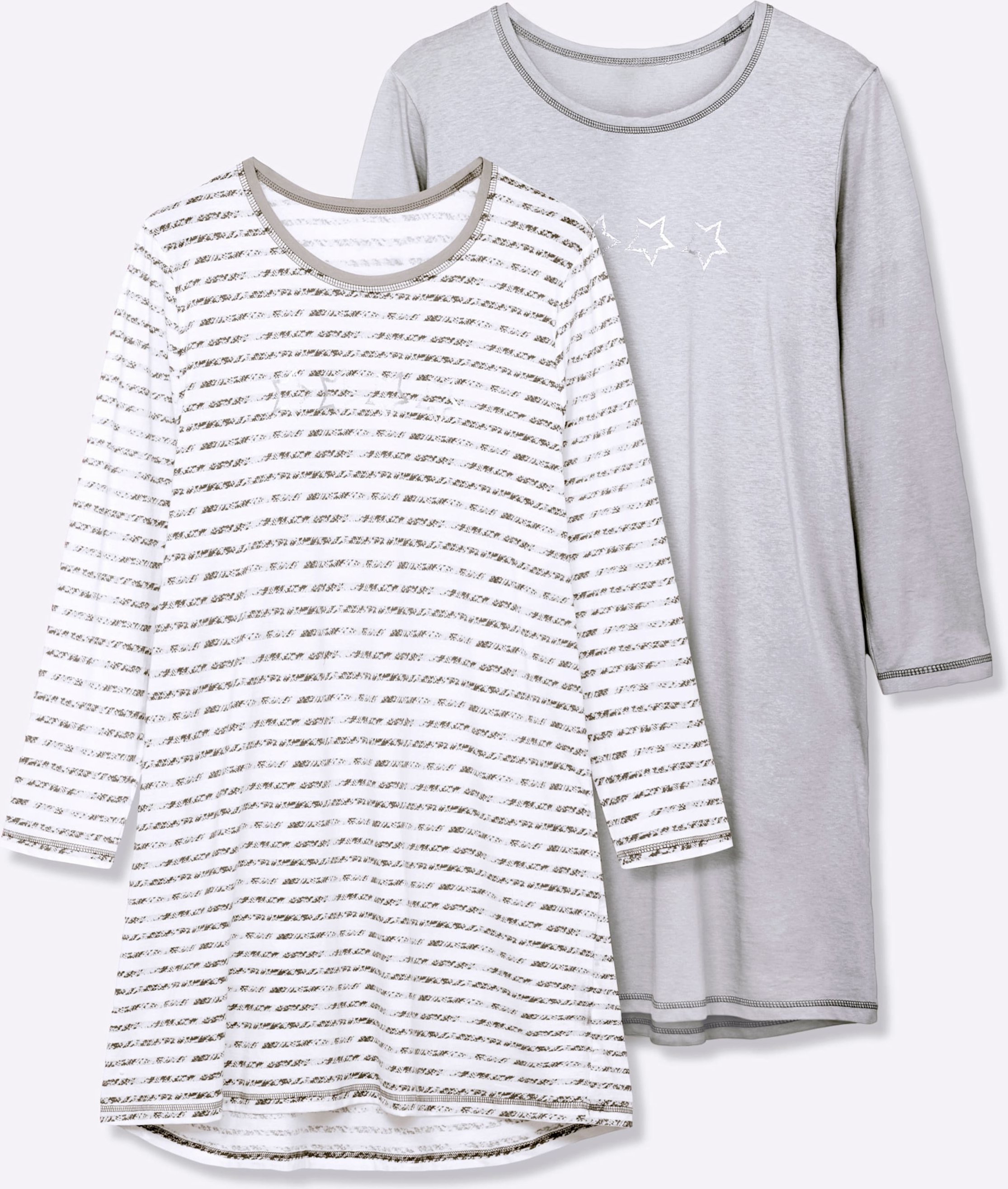 Thumbnail - Sheego Langarm Sleepshirts