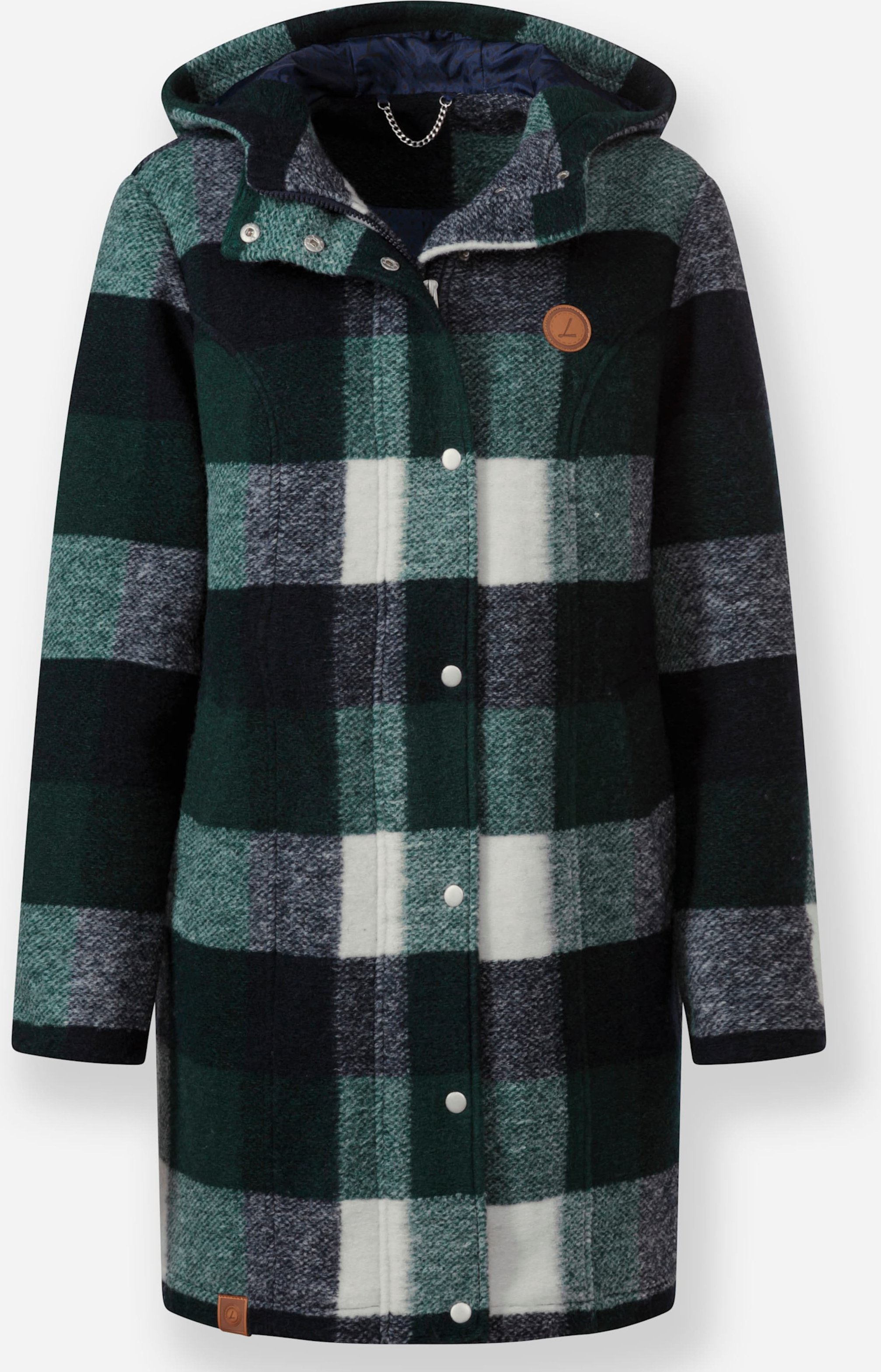 Thumbnail - Sheego Jacke mit mehrfarbigem Karo-Muster