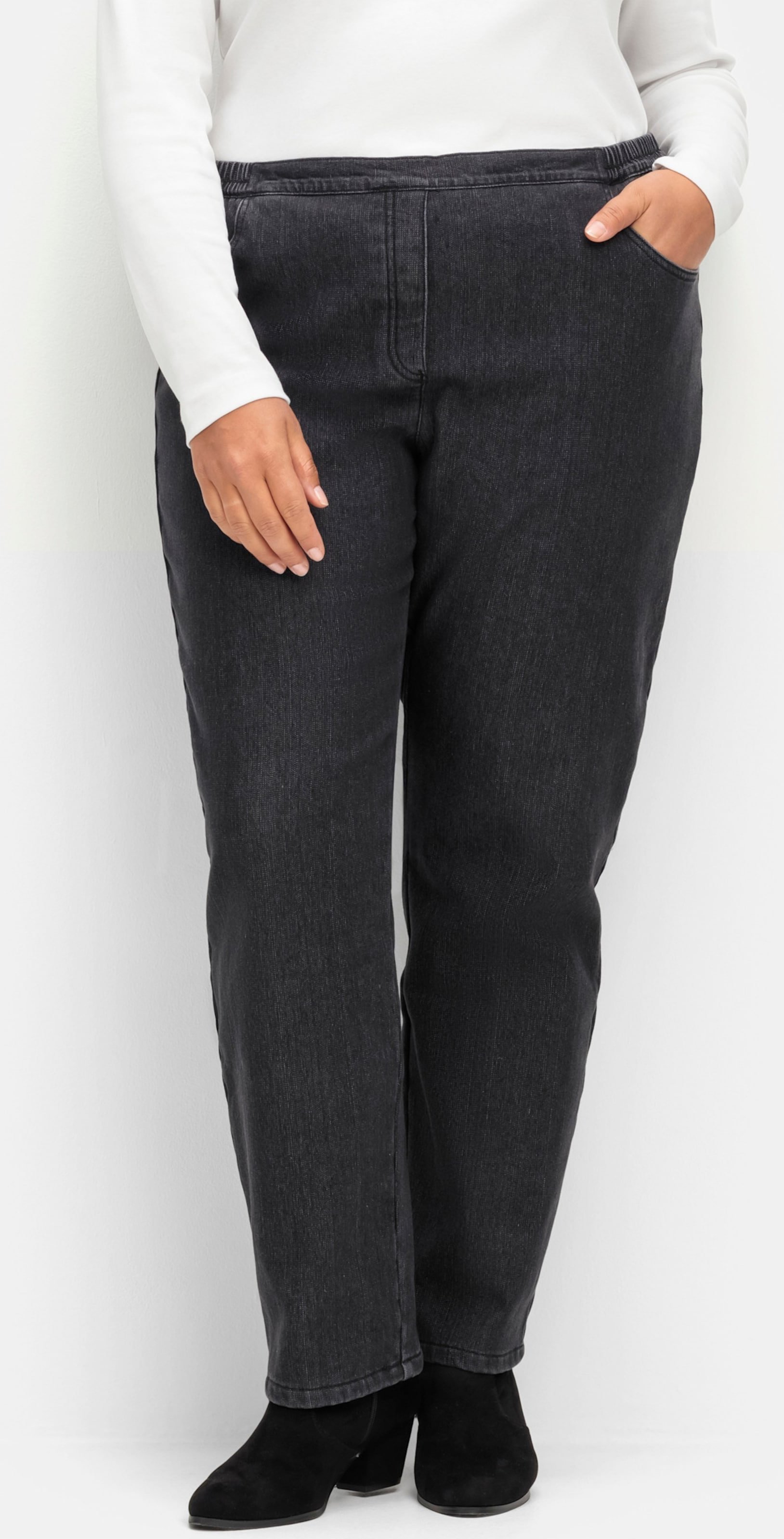 Sheego Thermojeans mit Fleece-Futter