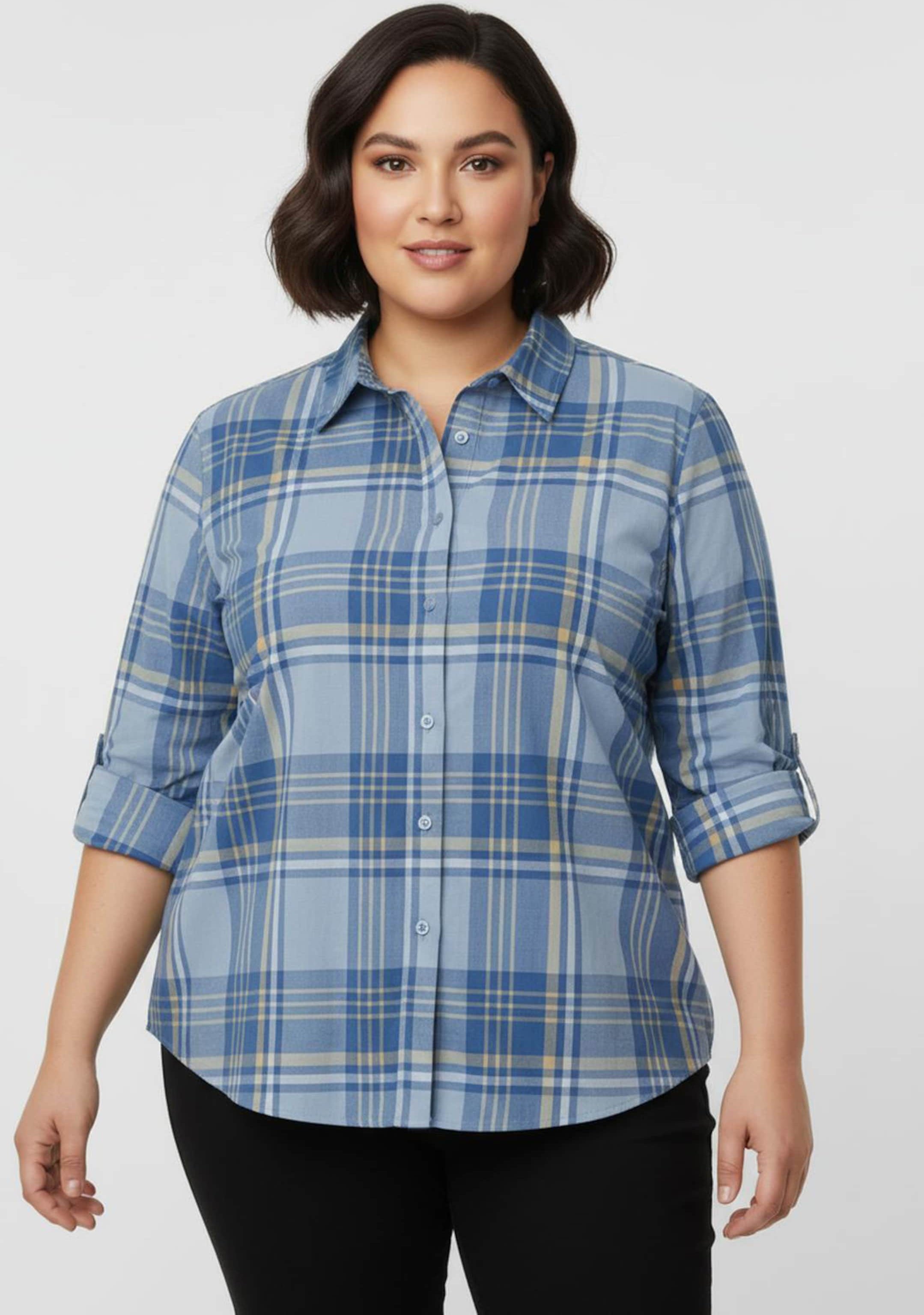 Thumbnail - Sheego Karobluse mit Krempel-Ärmeln