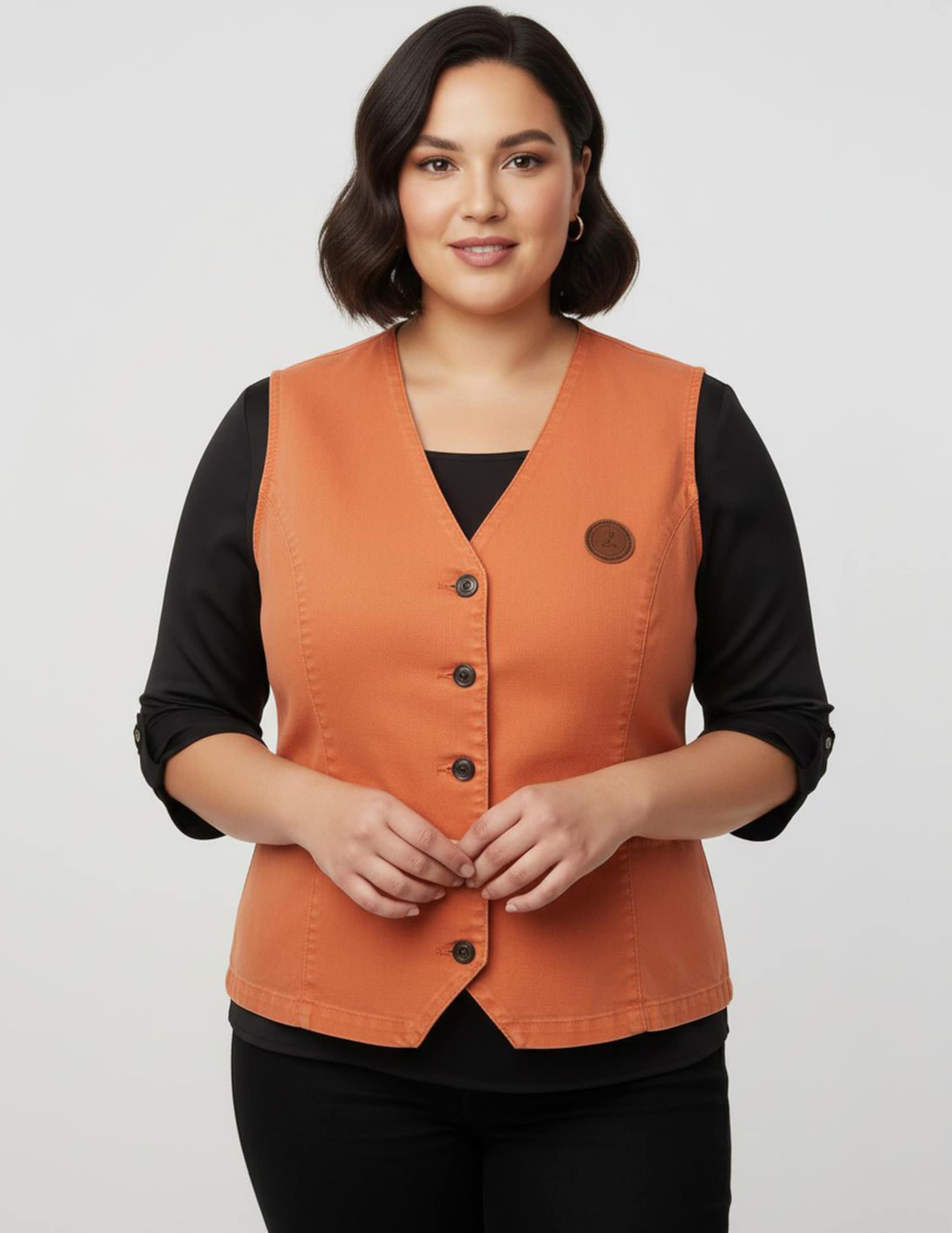 Thumbnail - Sheego Jeansweste in Stretch-Qualität