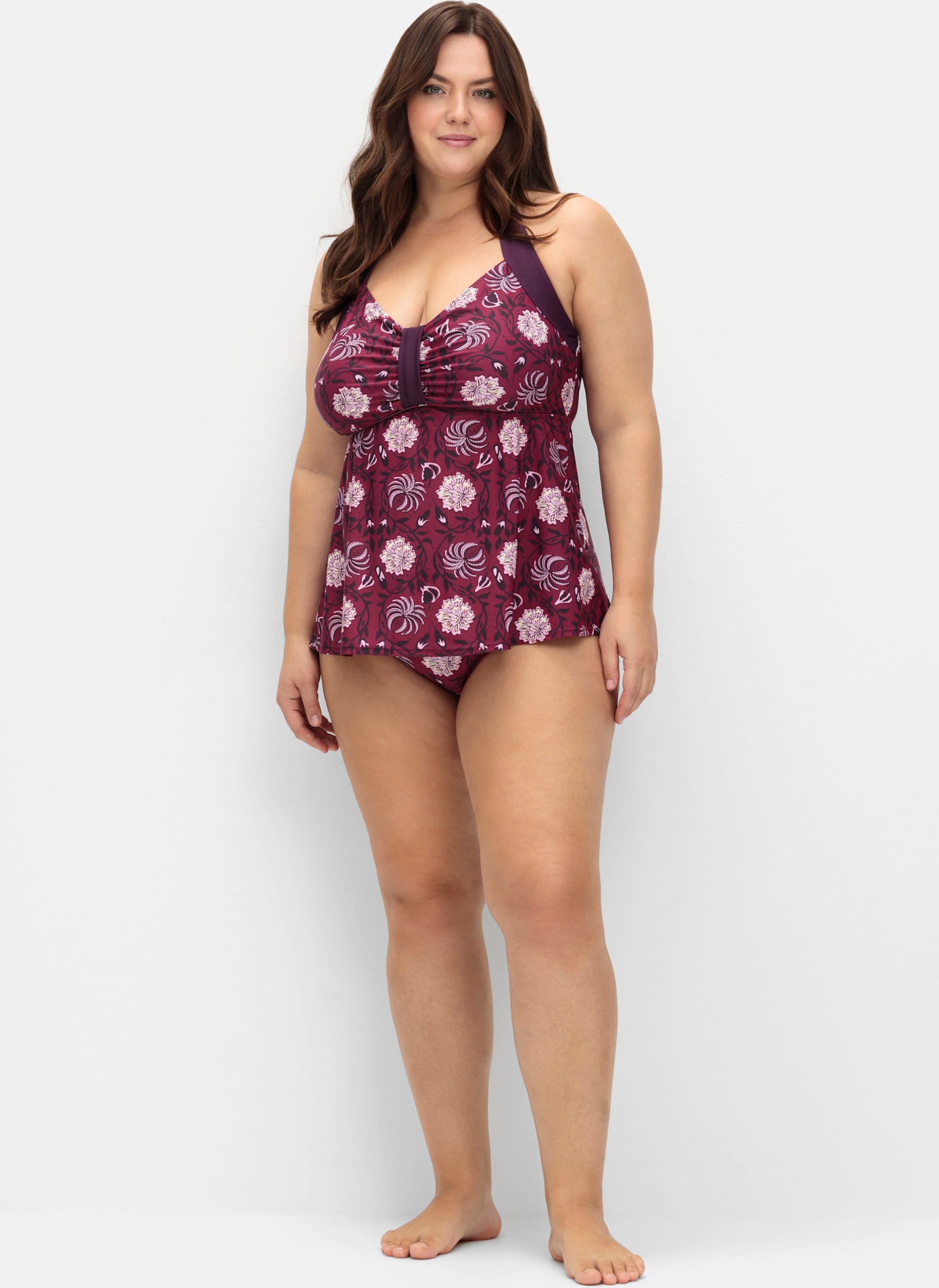 Sheego Tankini-Oberteil mit Neckholderträgern