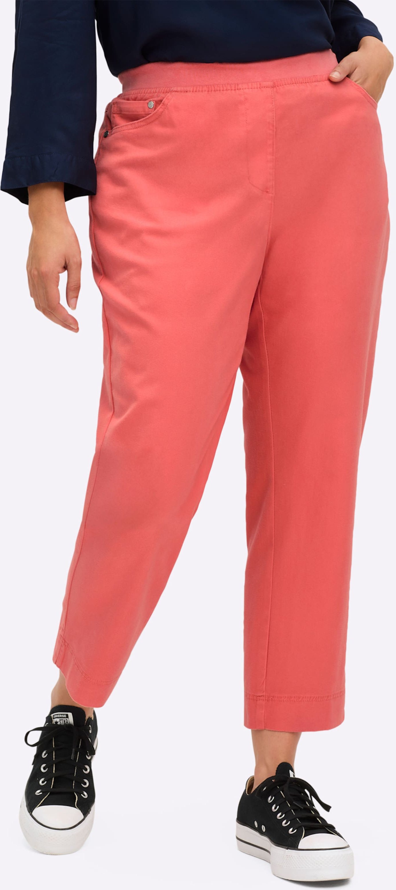 Sheego 7/8-Jeans mit Jersey-Bund in softer Qualität