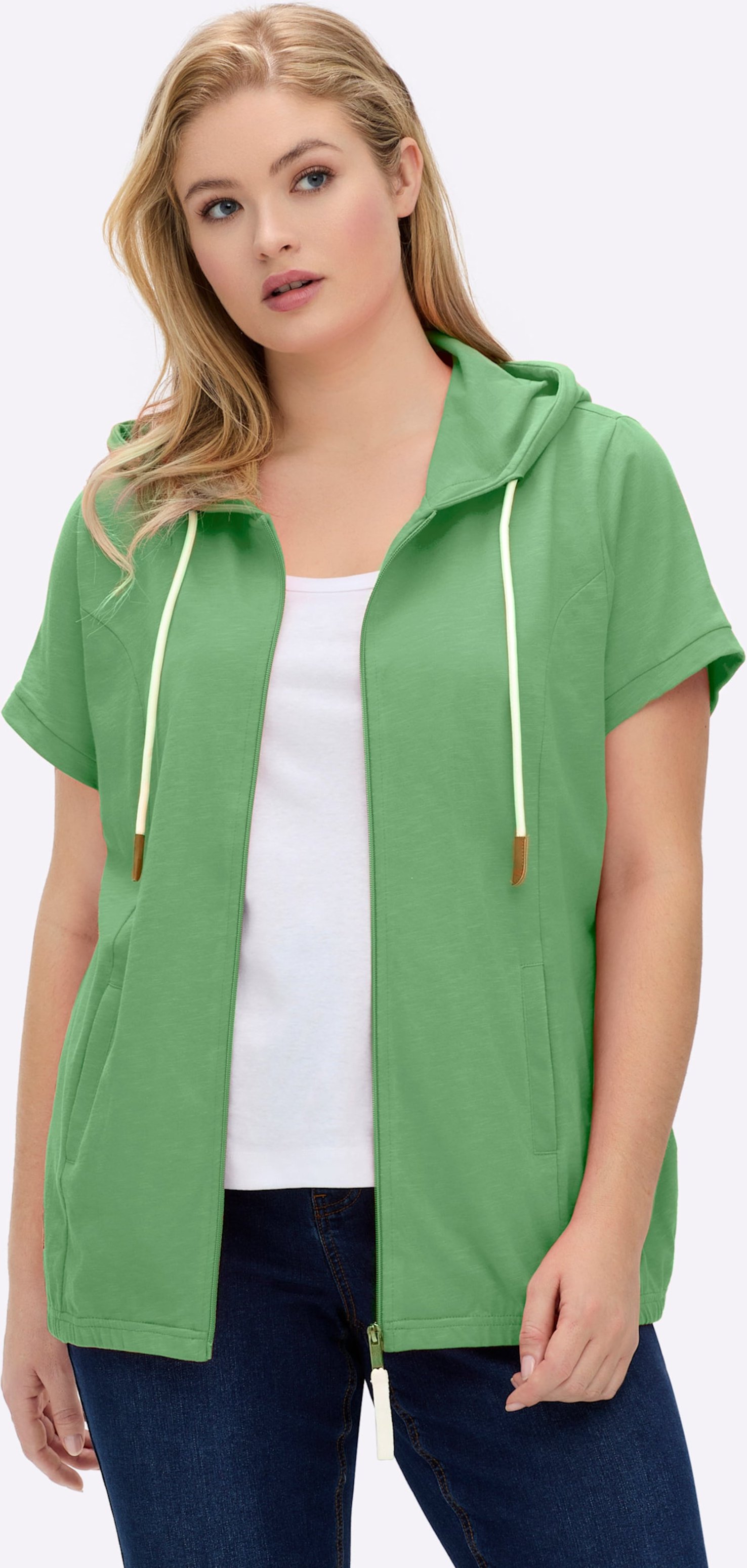 Thumbnail - Sheego Sweatjacke mit Nahttaschen