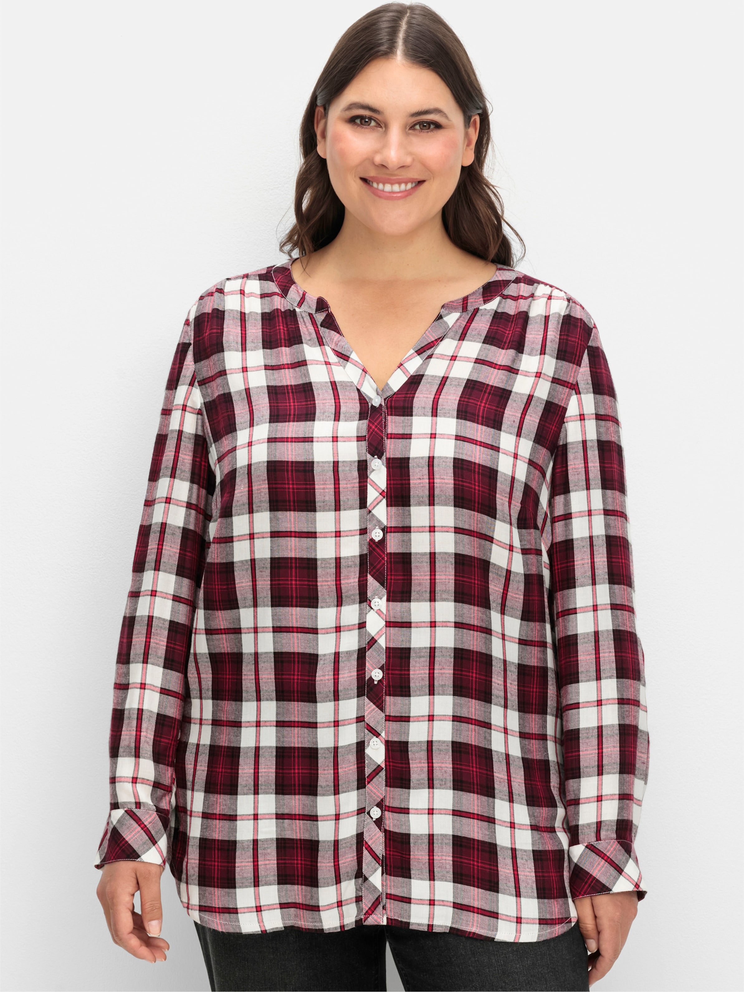 Sheego Karobluse mit krempelbaren Ärmeln