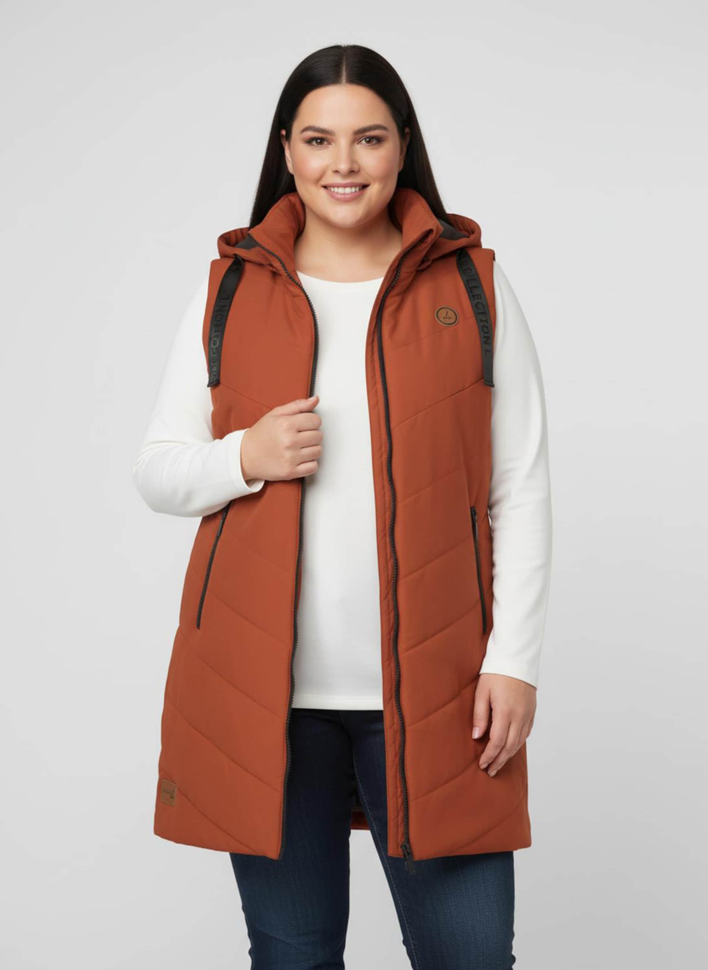 Sheego Longweste mit V-Steppung