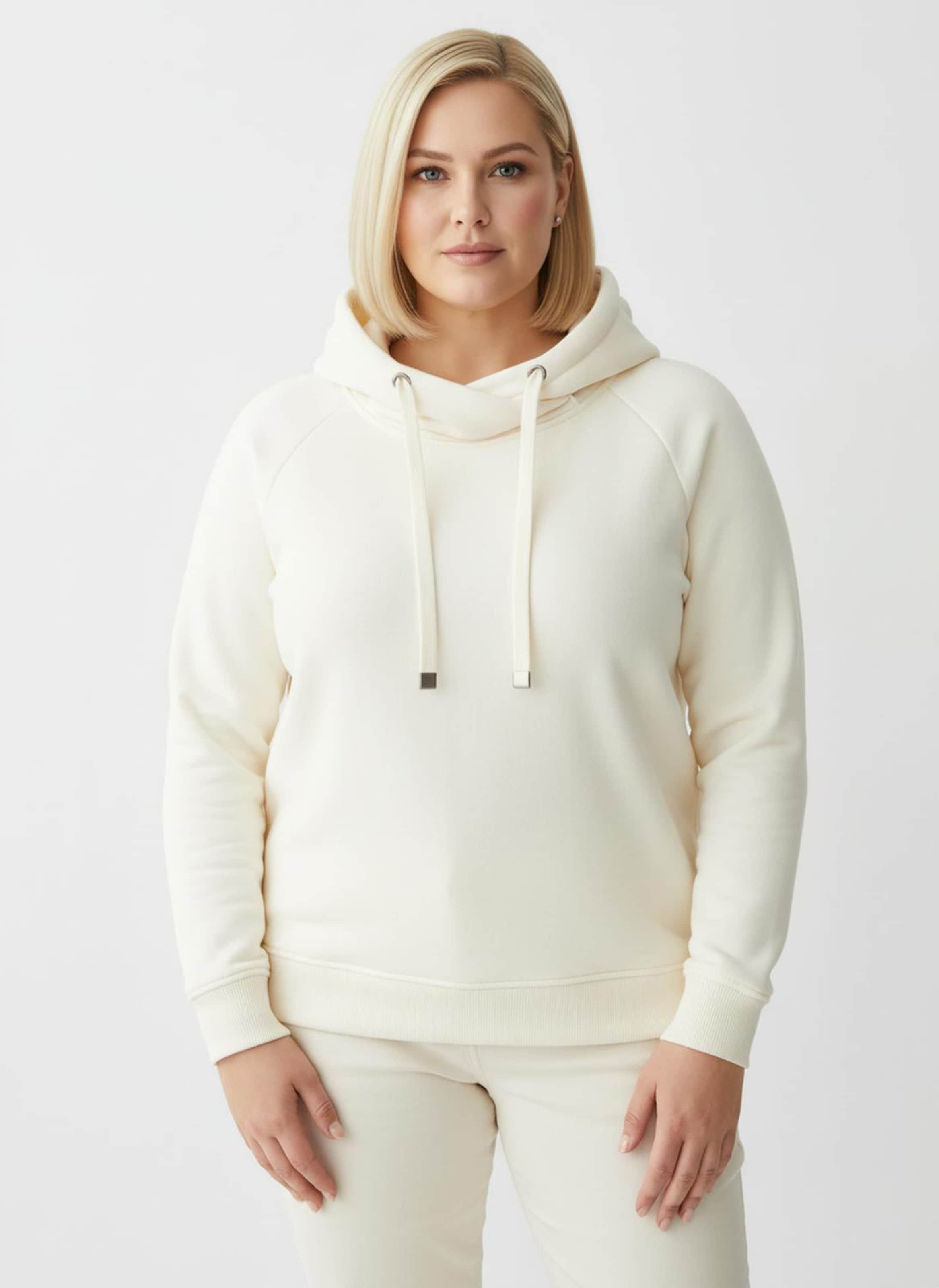 Sheego Sweatshirt mit halsfernem Rollkragen