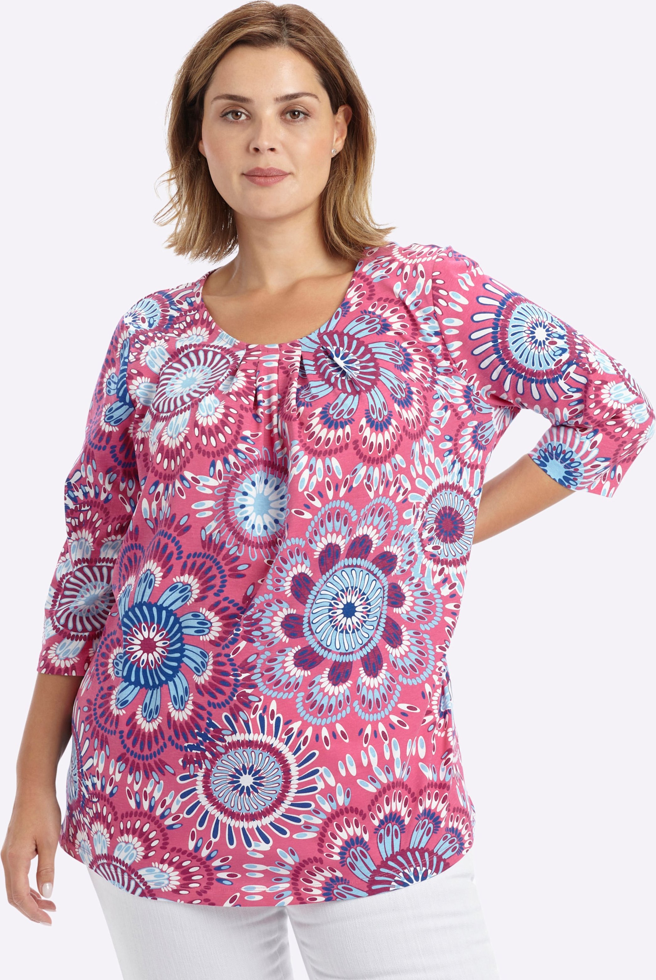 Sheego Longshirt in leichter A-Linie