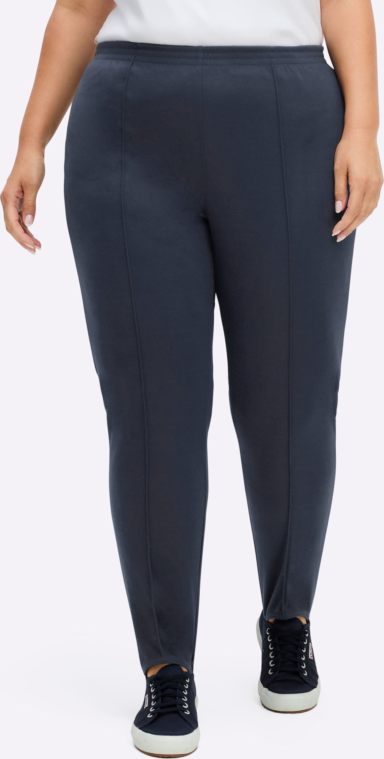 Sheego Bügelfaltenhose mit Steg