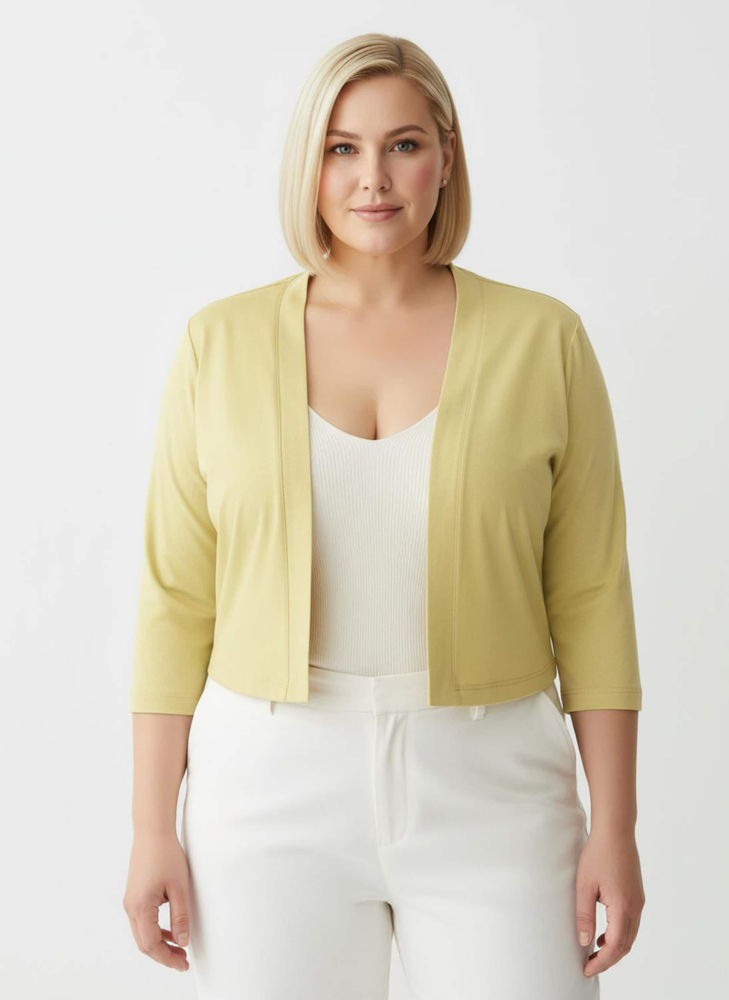 Thumbnail - Sheego Shirtjacke in Viskose-Qualität