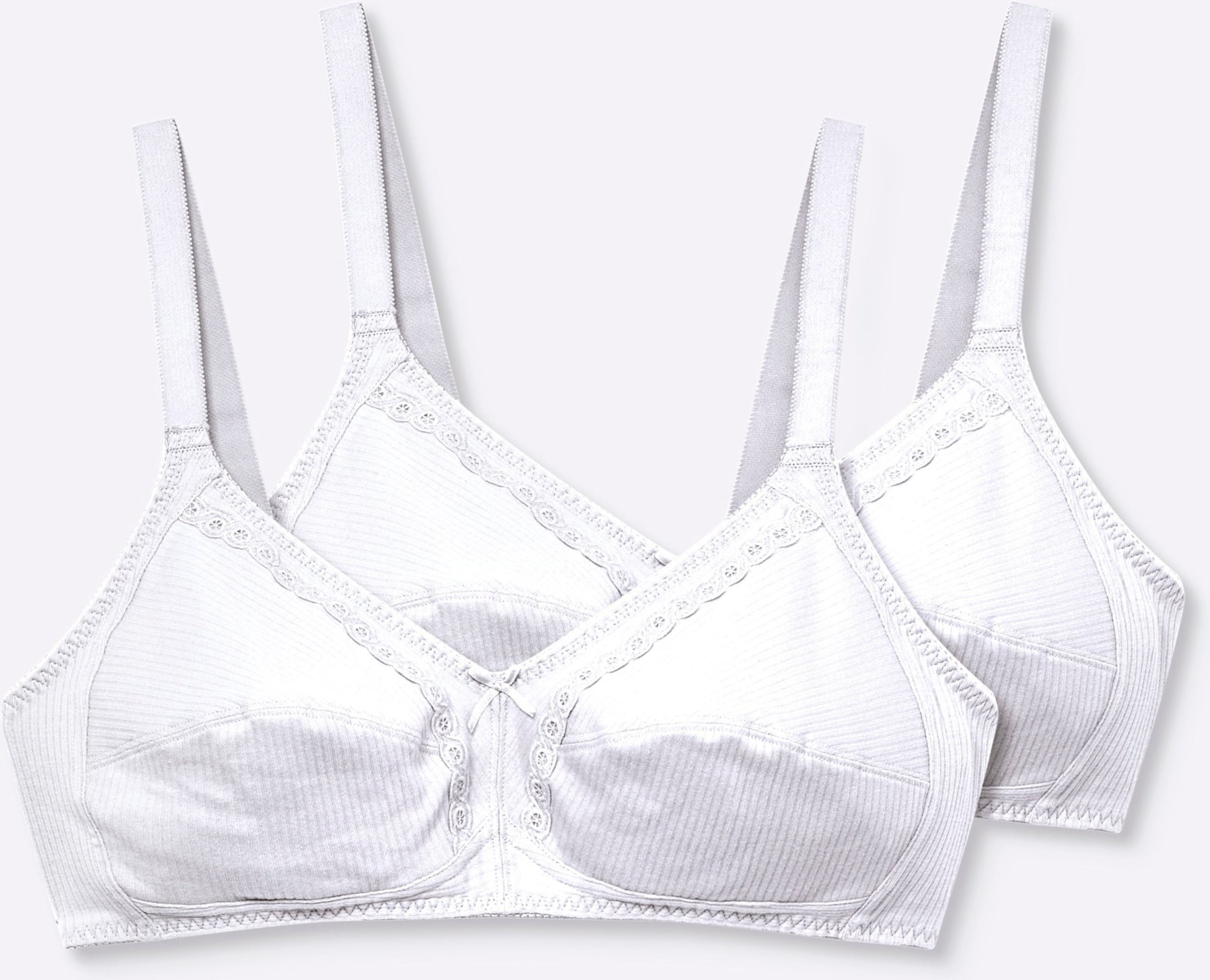 Thumbnail - Sheego BH ohne Bügel mit Blende am Dekolleté