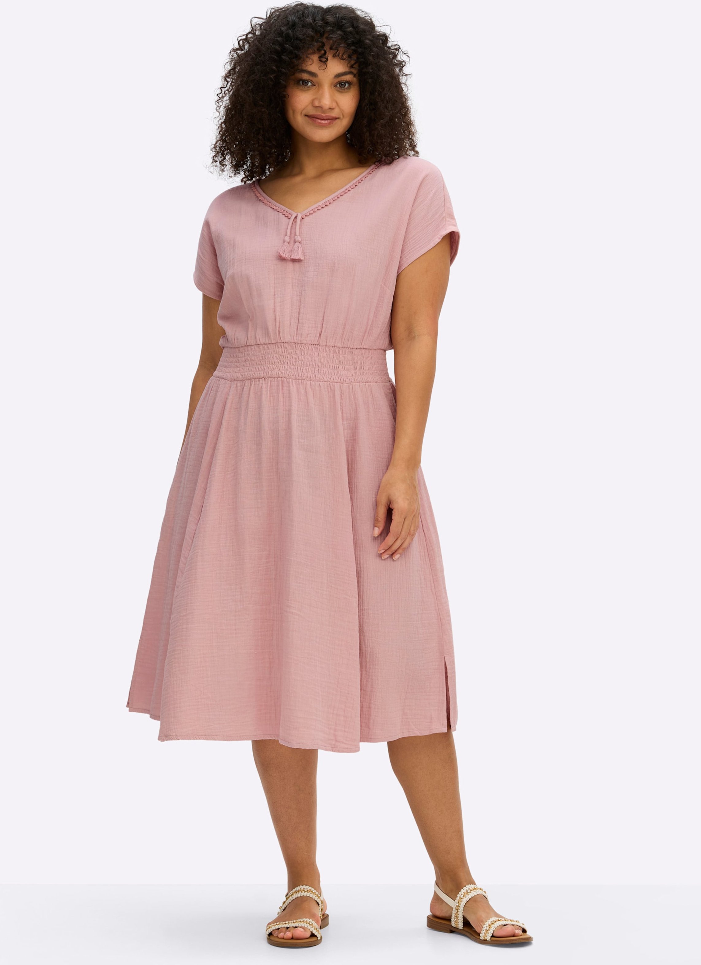 Sheego Sommerkleid aus Musselin