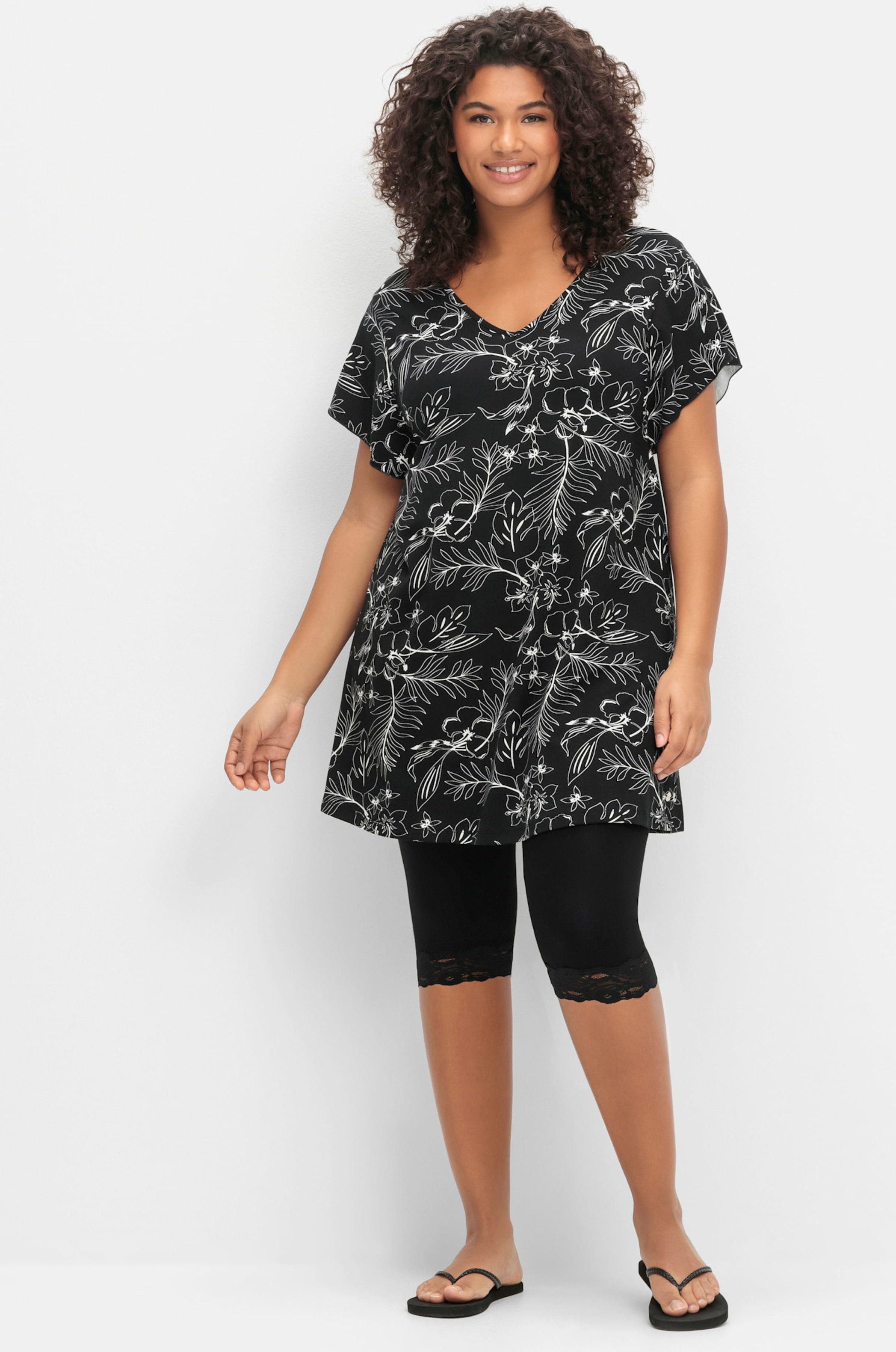 Sheego Shirt und Leggings im Set