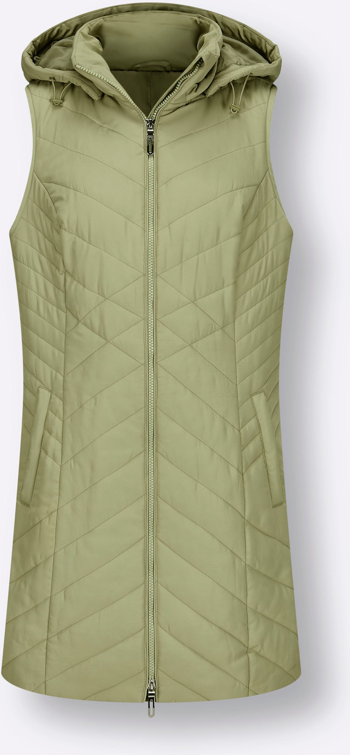 Thumbnail - Sheego Longweste mit Druckknöpfen an den Seitenschlitzen