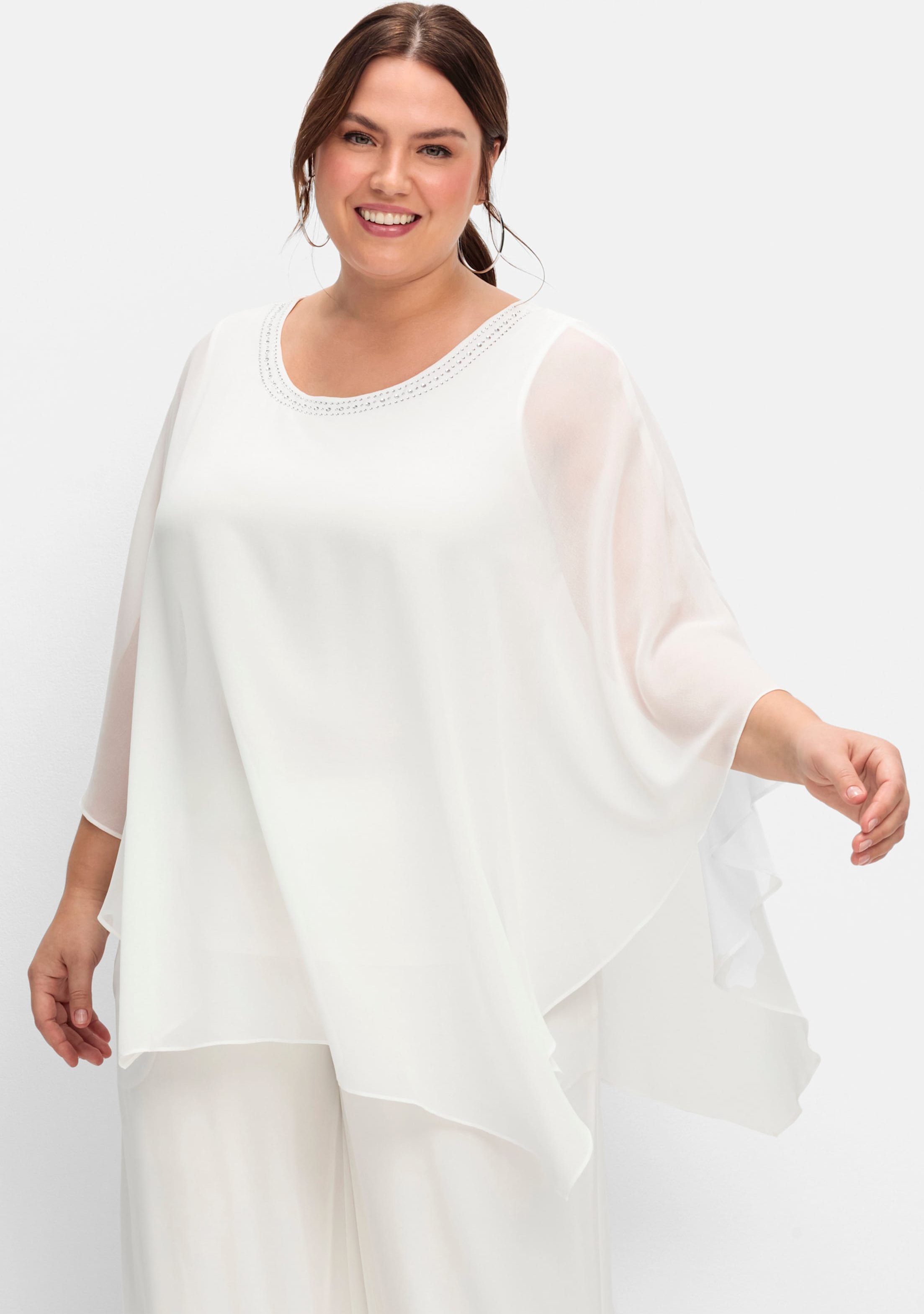 Sheego Tunika in 2-in-1-Optik