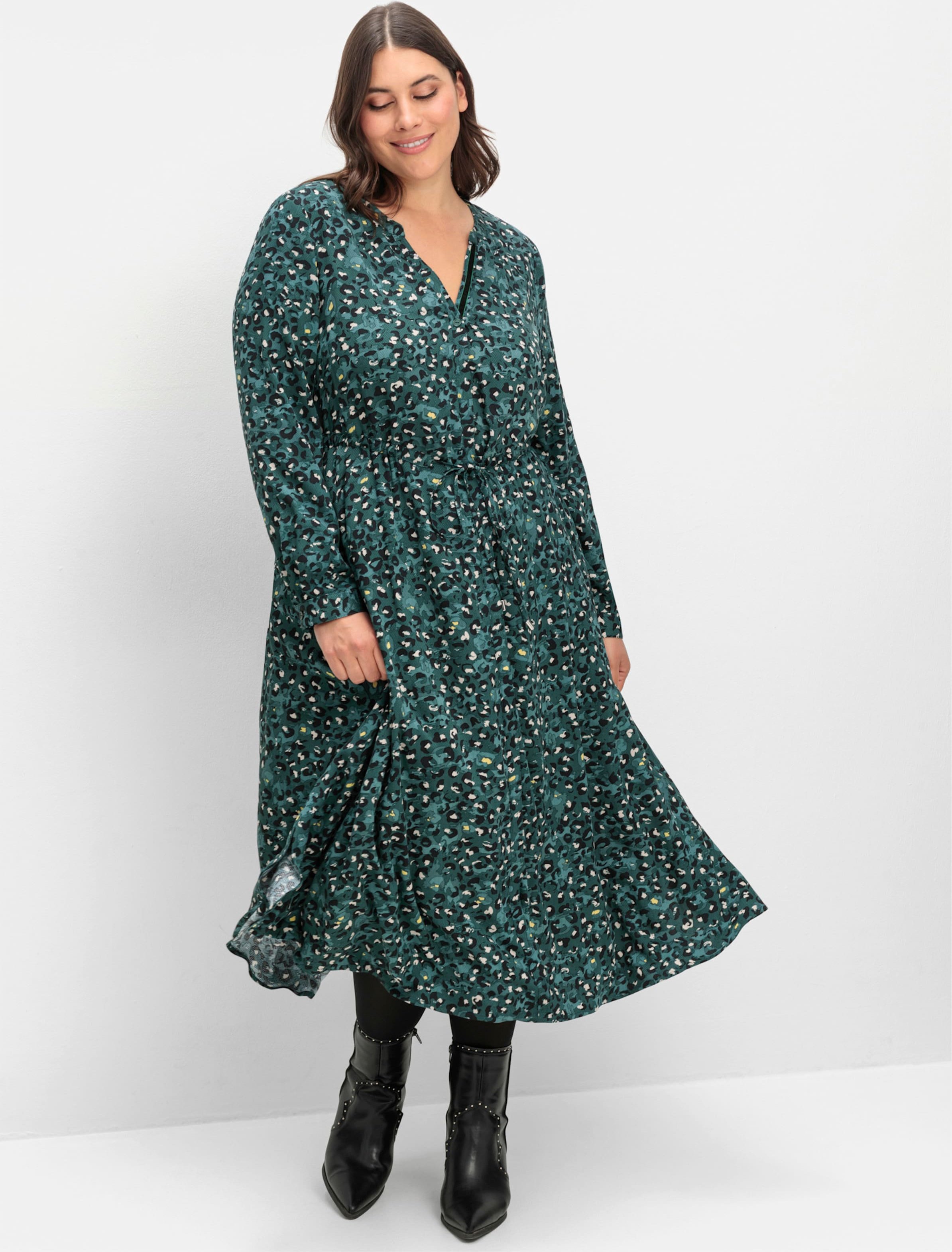 Sheego Blusenkleid mit Tunnelzug in der Taille