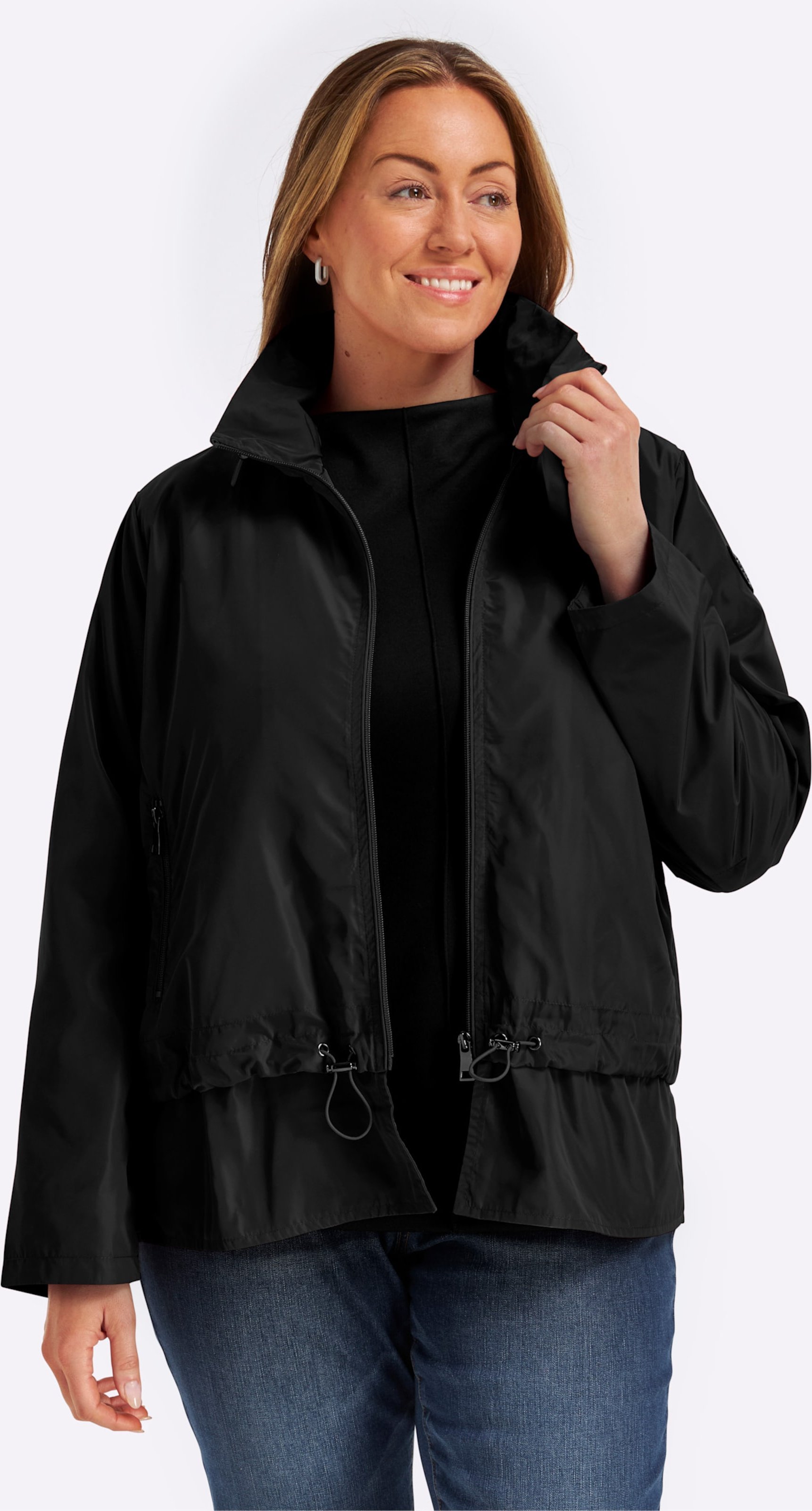 Sheego Blousonjacke mit Tunnelzug