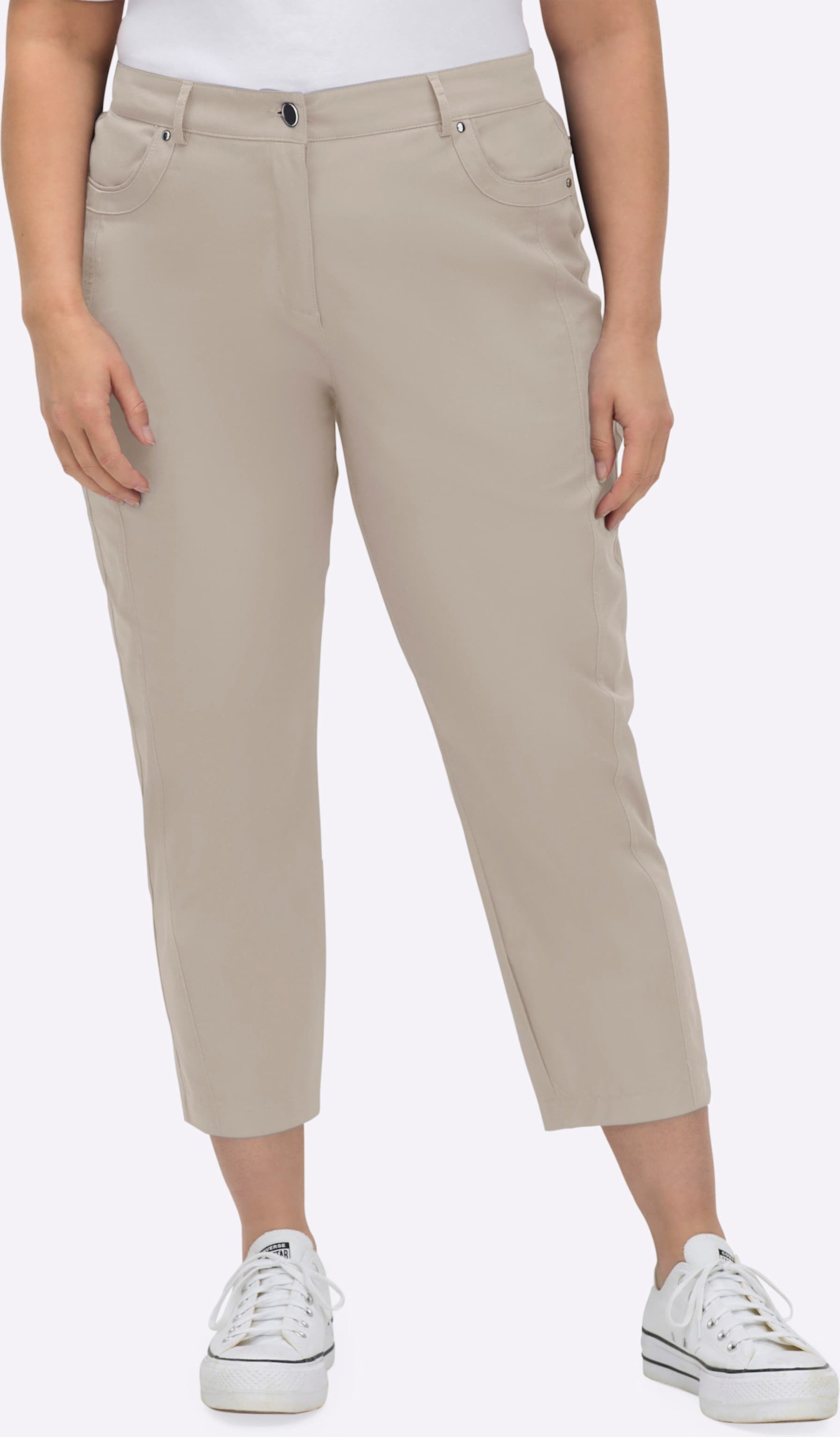 Sheego 7/8-Jeans mit optisch streckenden Nähten