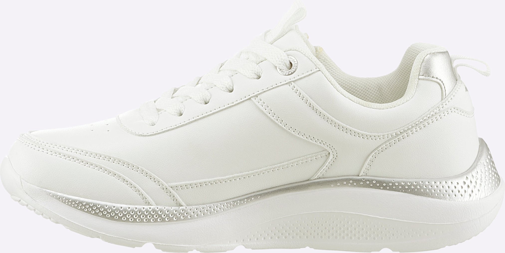 Sheego Sneaker mit metallisch schimmernden Akzenten