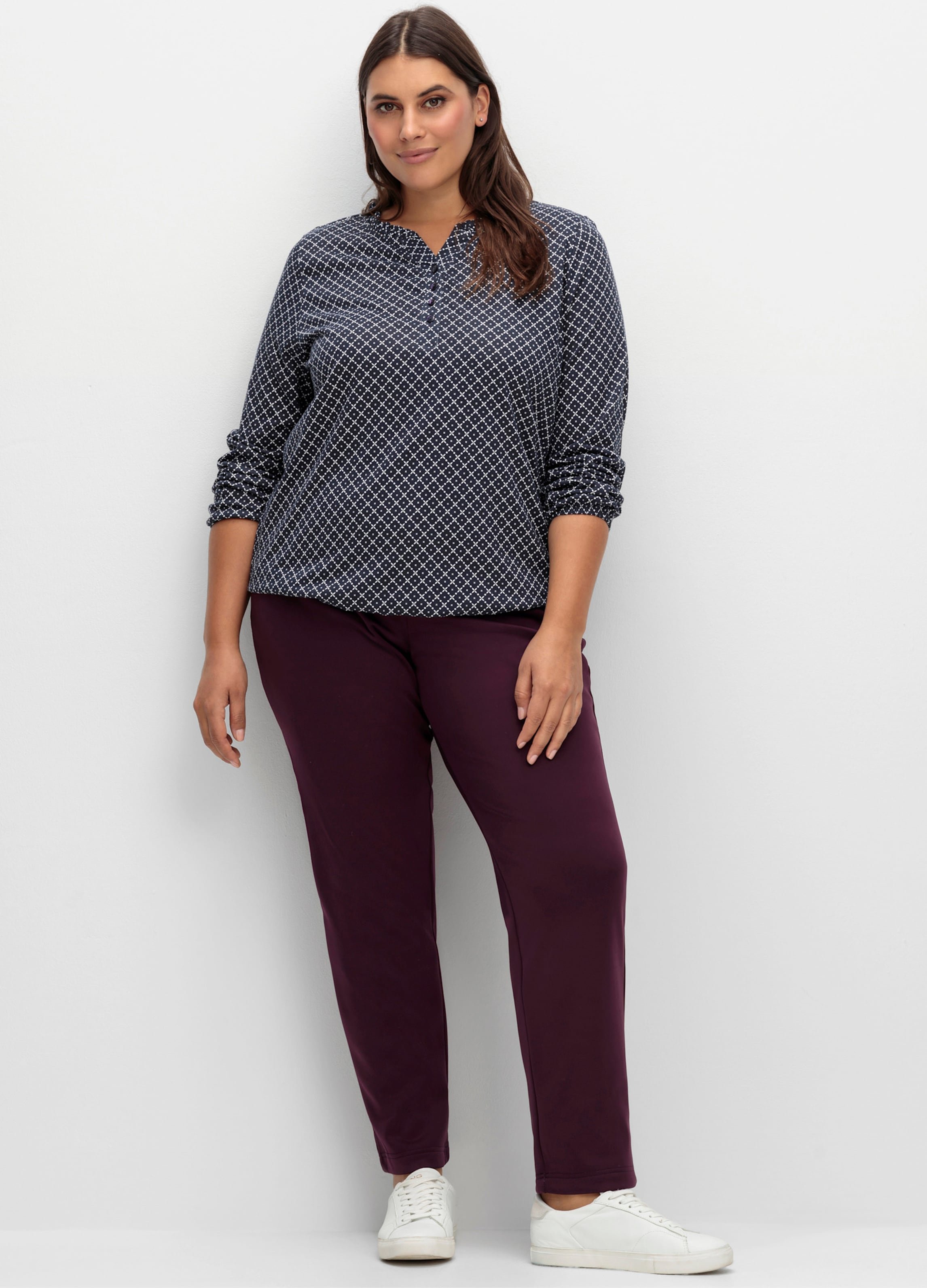 Thumbnail - Sheego Schlupfhose mit wärmender Fleece-Innenseite