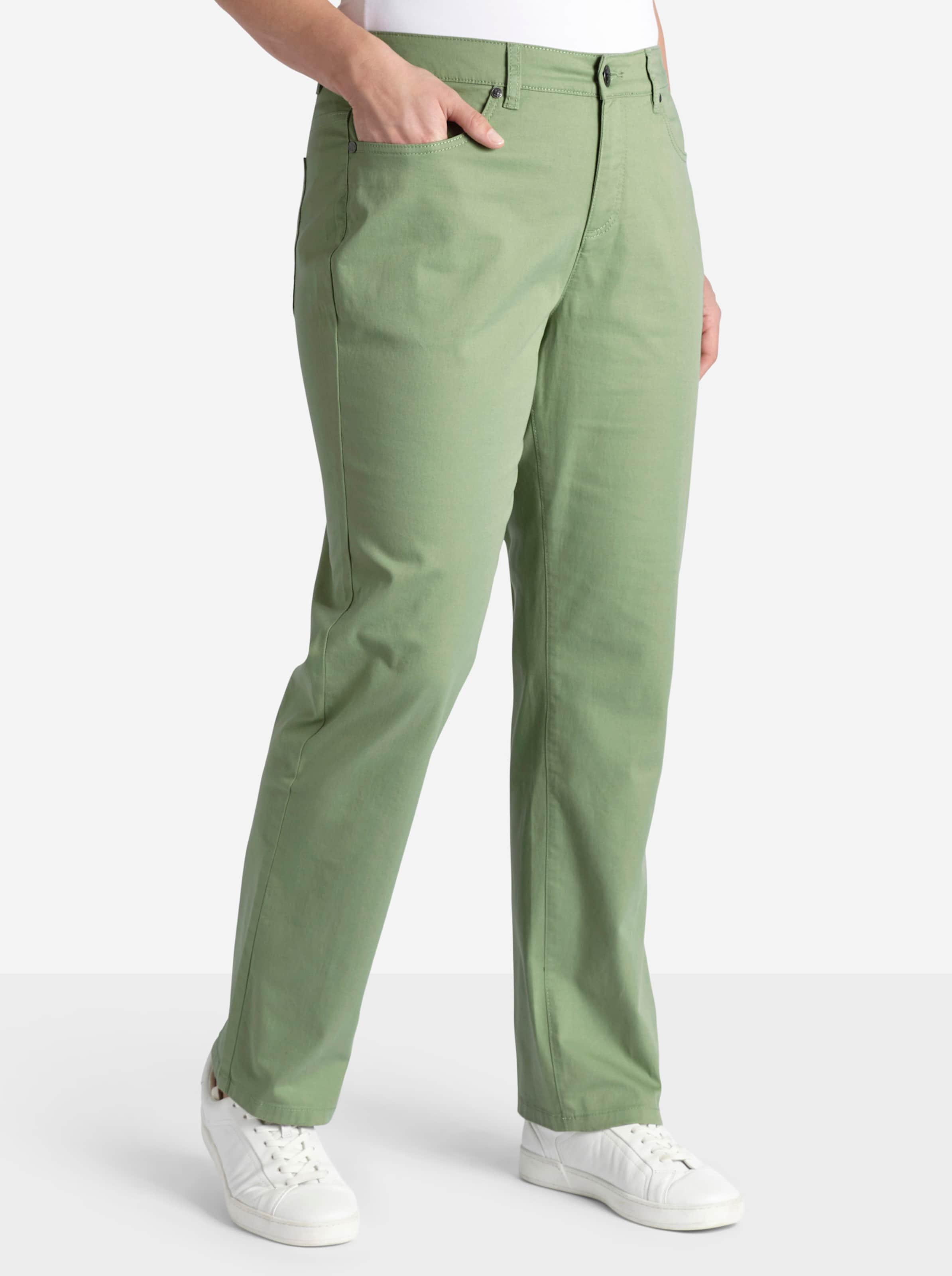 Sheego Hose in gerader Form, aus Twill