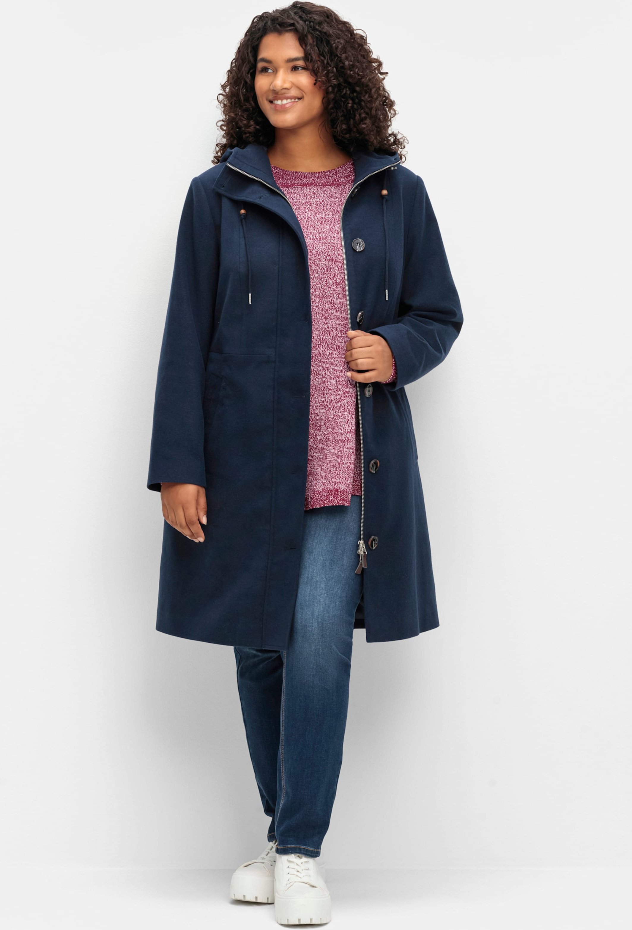 Sheego Wintermantel in leichter A-Linie